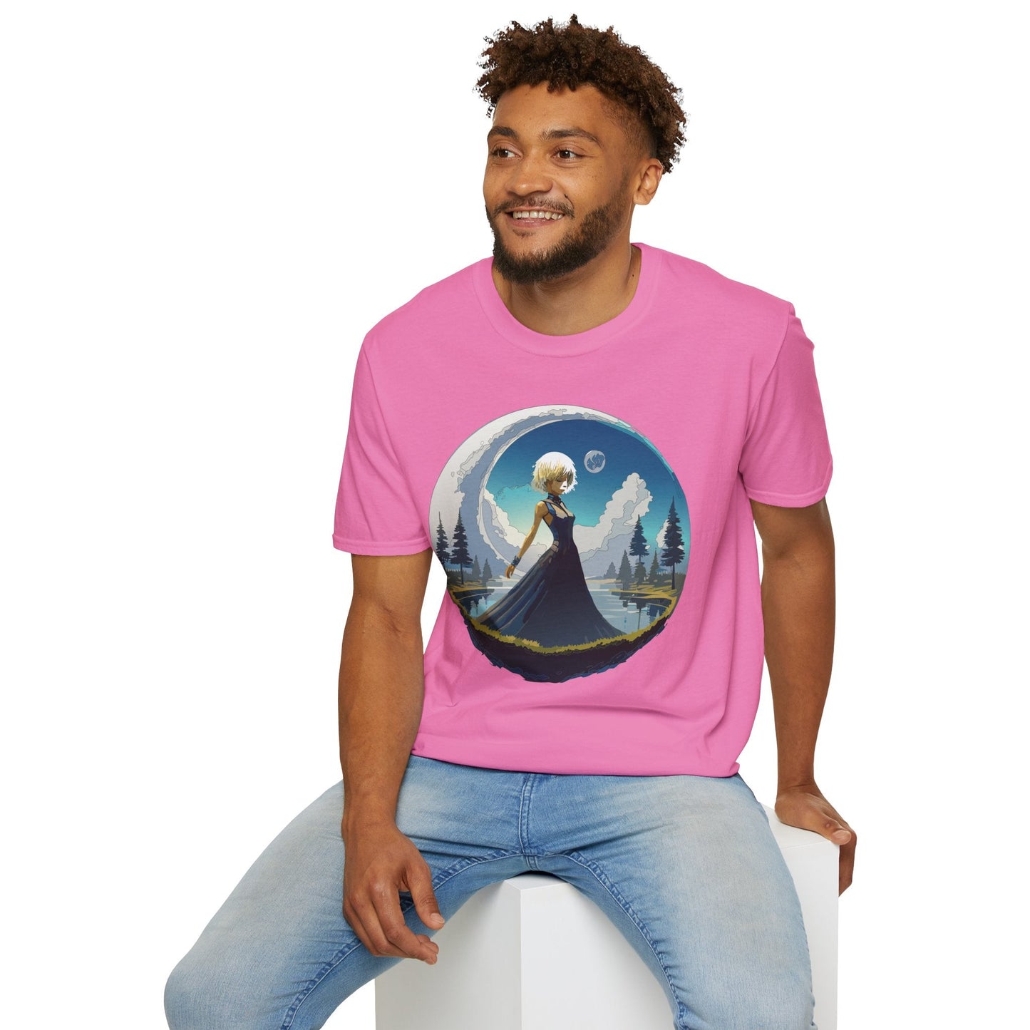Womens Graphic T Shirt Art Design Tee Gildan Softstyle 64000 Unisex Short Sleeve