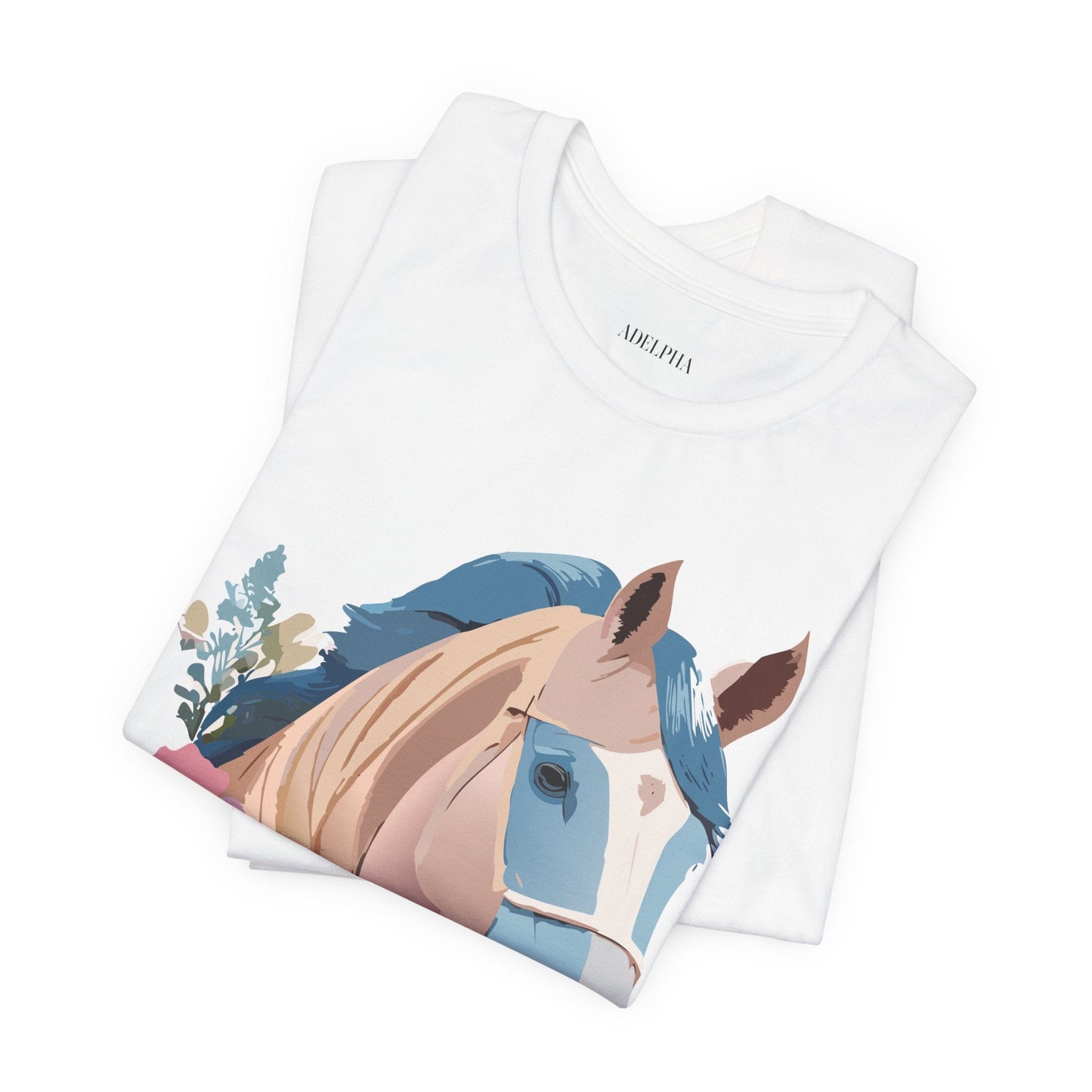 Horse Graphic Unisex 100 Cotton Vintage Animal Art T-Shirt 13