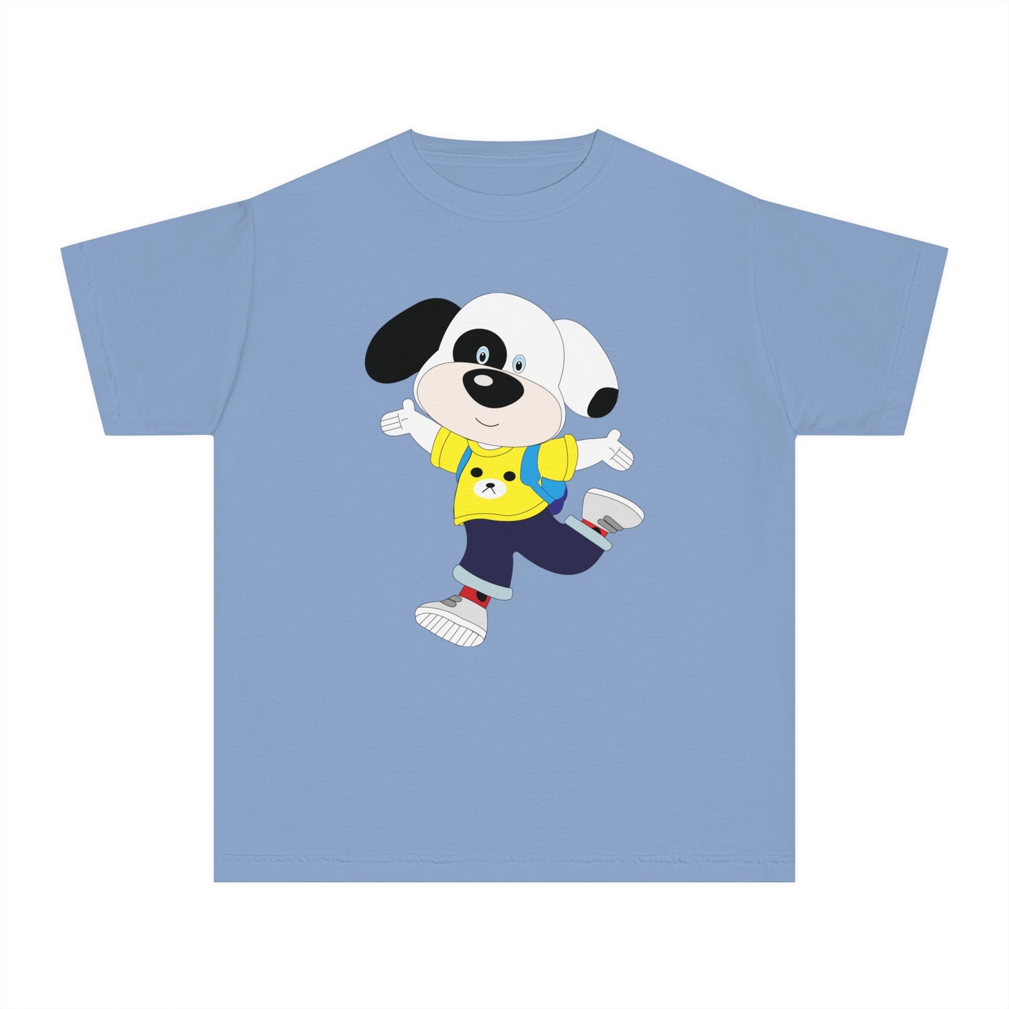 Youth Tee Shirt with Baby Dog