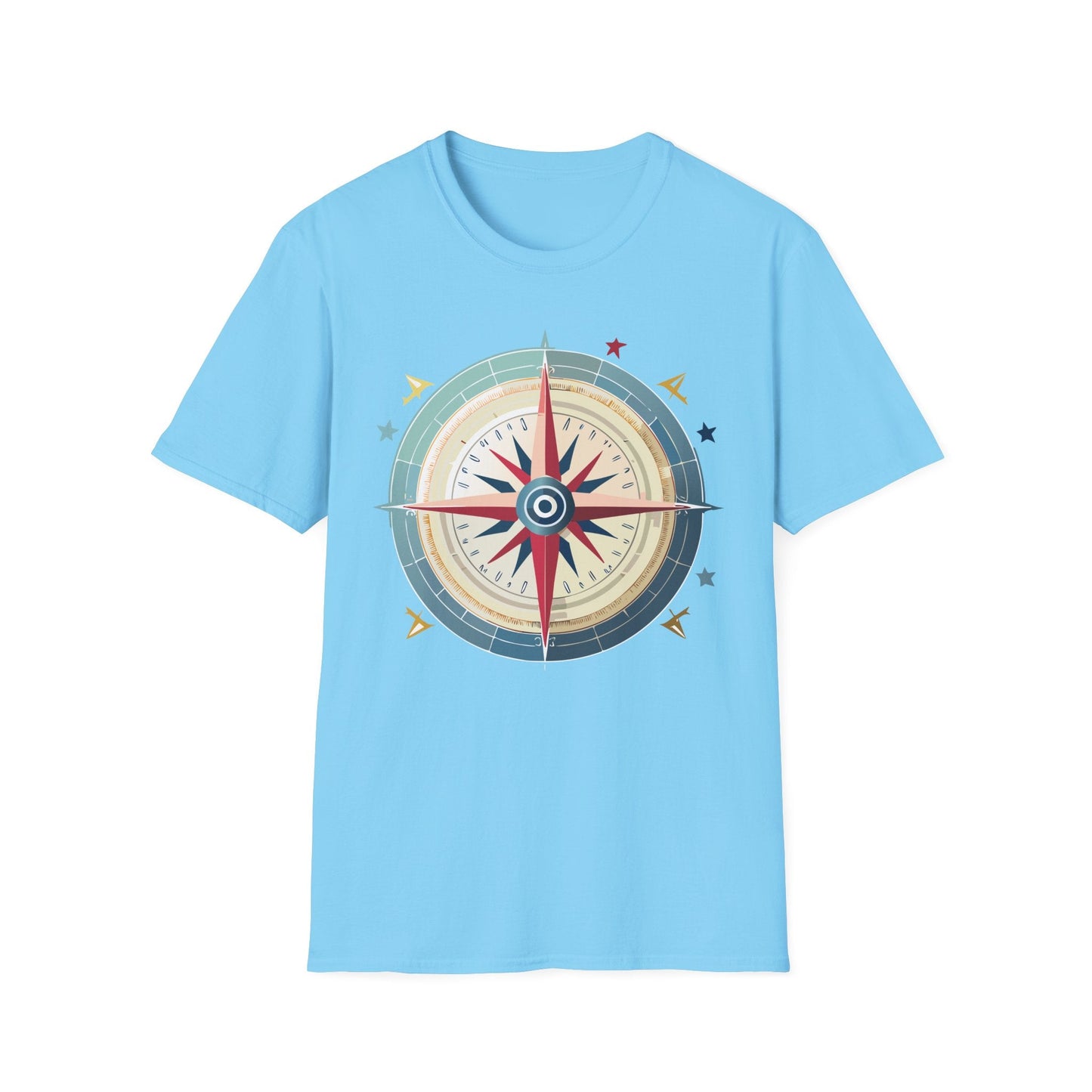 Compass Navigator Graphic Tee Unisex 100 Cotton 21