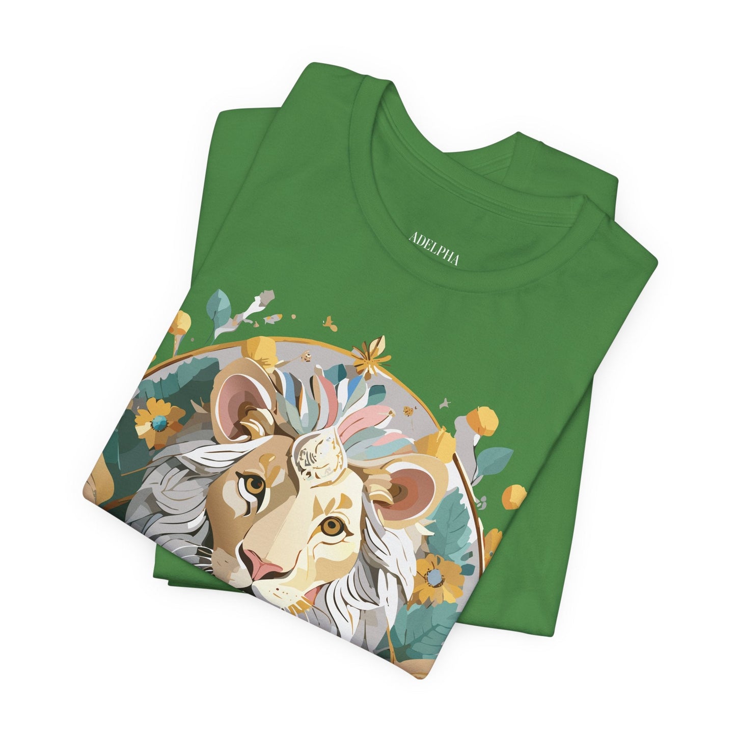Medallion Graphic Unisex 100 Cotton Vintage Animal Medal Artwork Tee 58