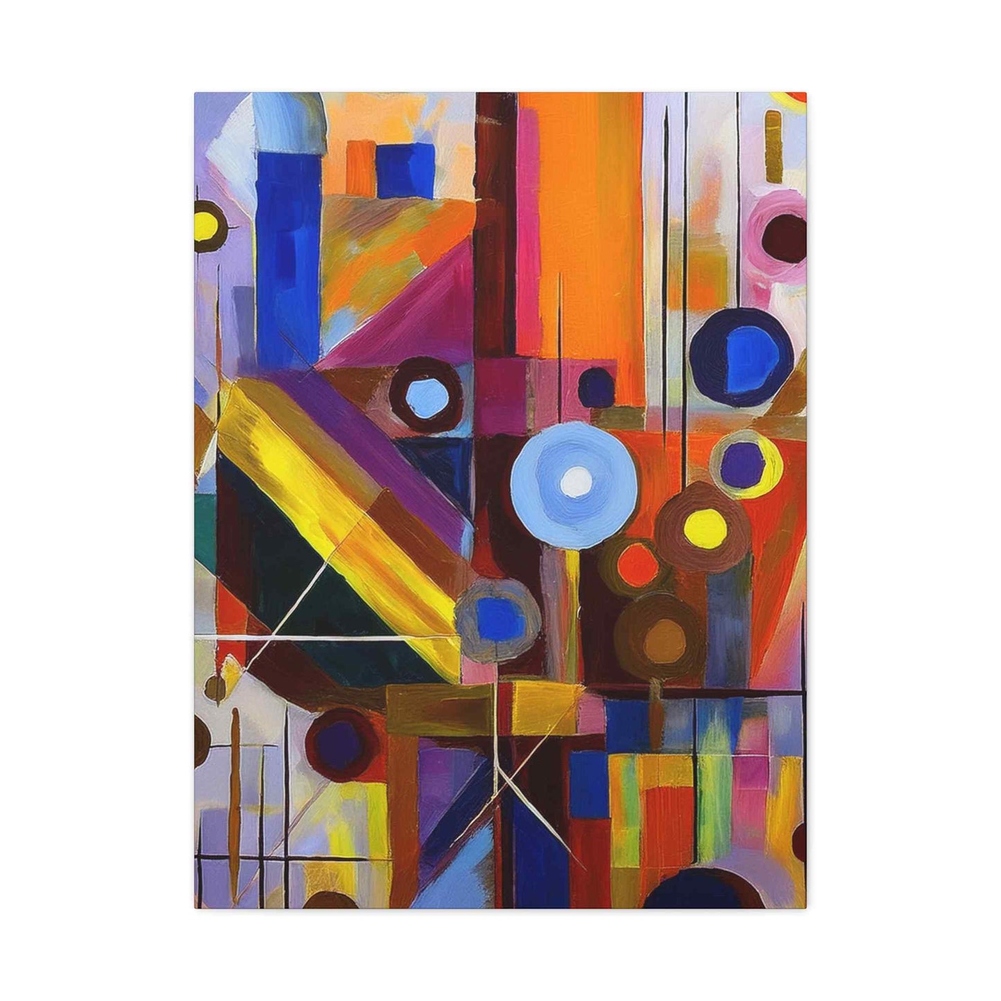 Abstract Painting Print Canvas 20x24,20x30,24x30, 24x32,24x36,30x40, 32x48,36x48,40x60 Pine-Wood Inner Frame ABS-4