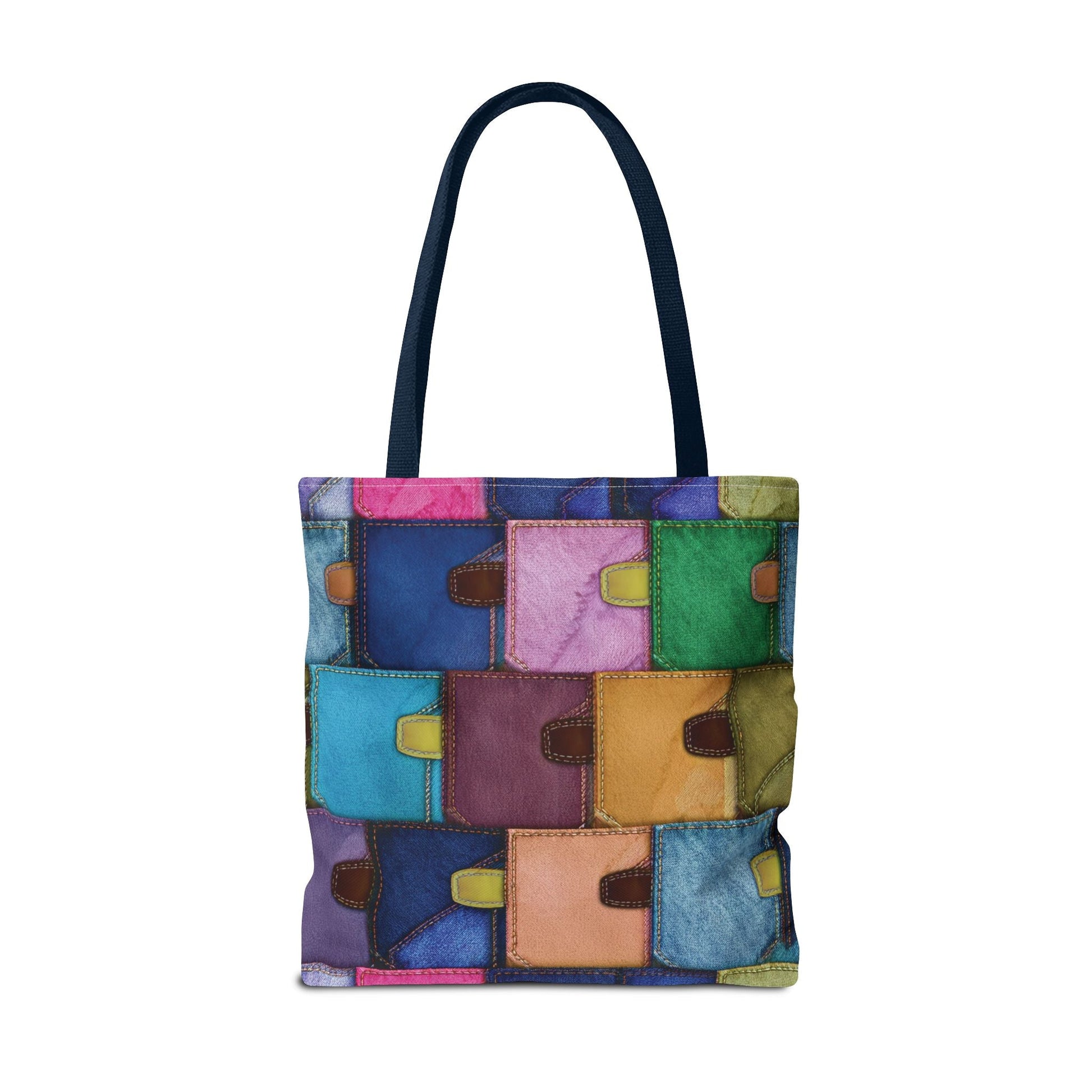 Denim Canvas Bag, Tote Bag Denim Printify