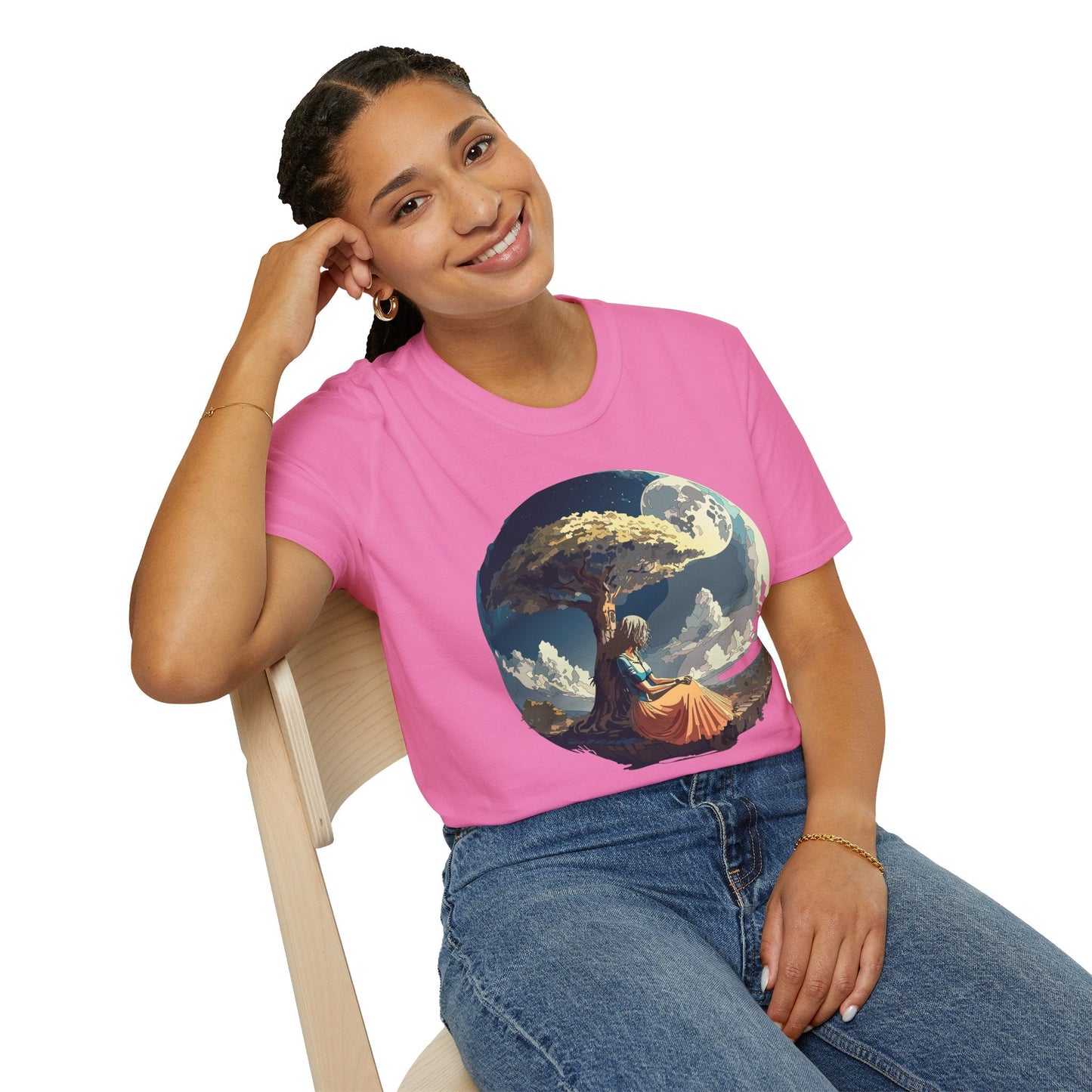 Unisex Graphic T Shirt Art Design Tee Softstyle 64000 Ring Spun Cotton Comfortable