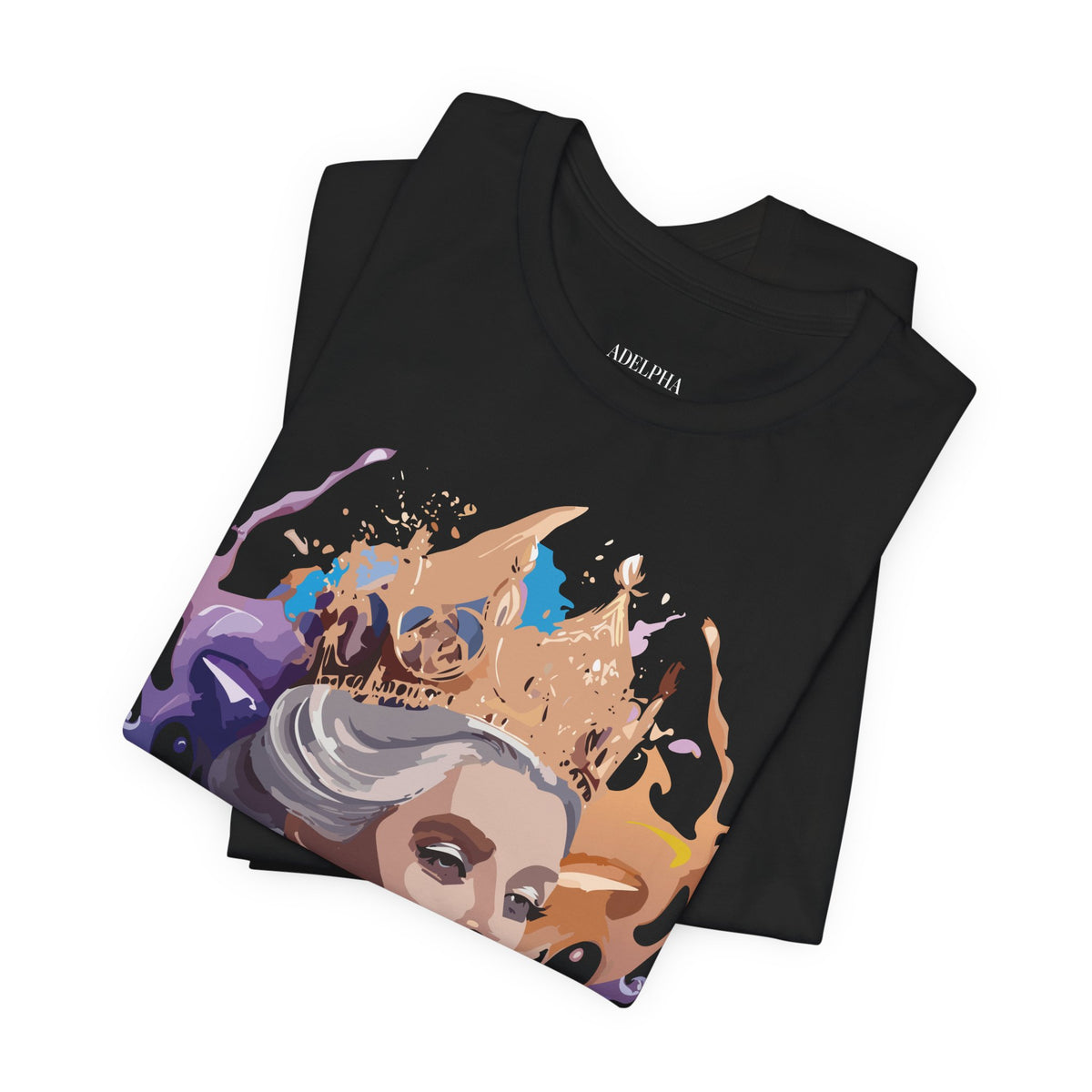 Queen Graphic Unisex Cotton Bella+Canvas Tee with Art Design m174