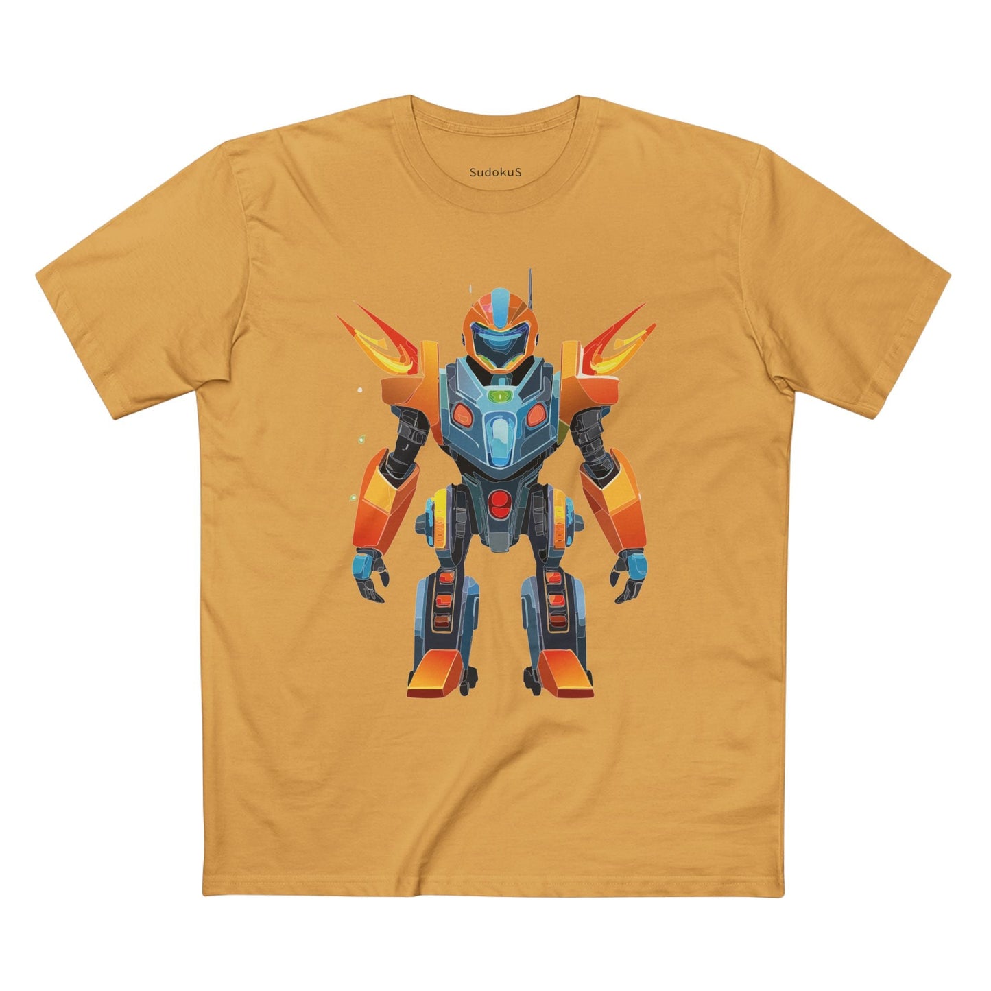 Cyborg Robot Graphic Unisex 100 Cotton Staple Tee 5