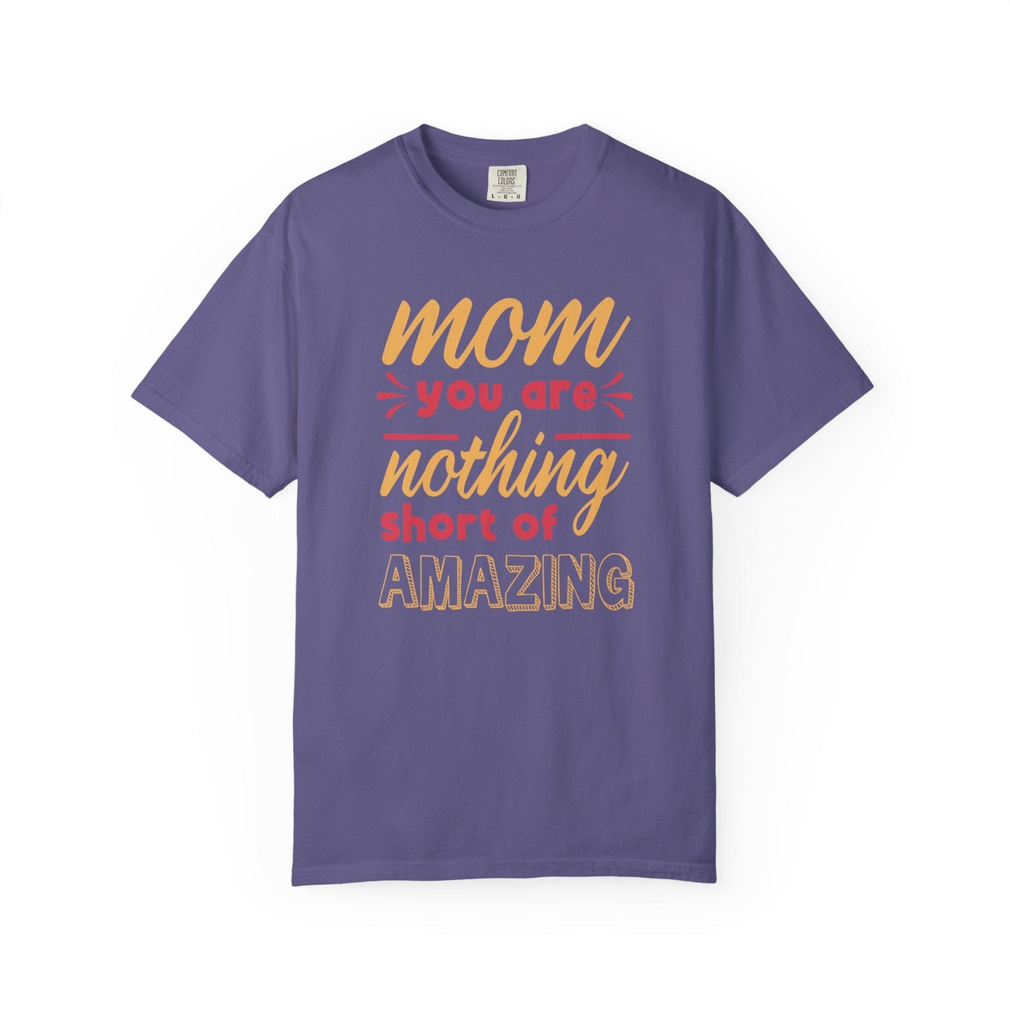 Mom T-shirt Mother's Day Mama Tee Unisex Comfort Colors Garment-Dyed Cotton h21