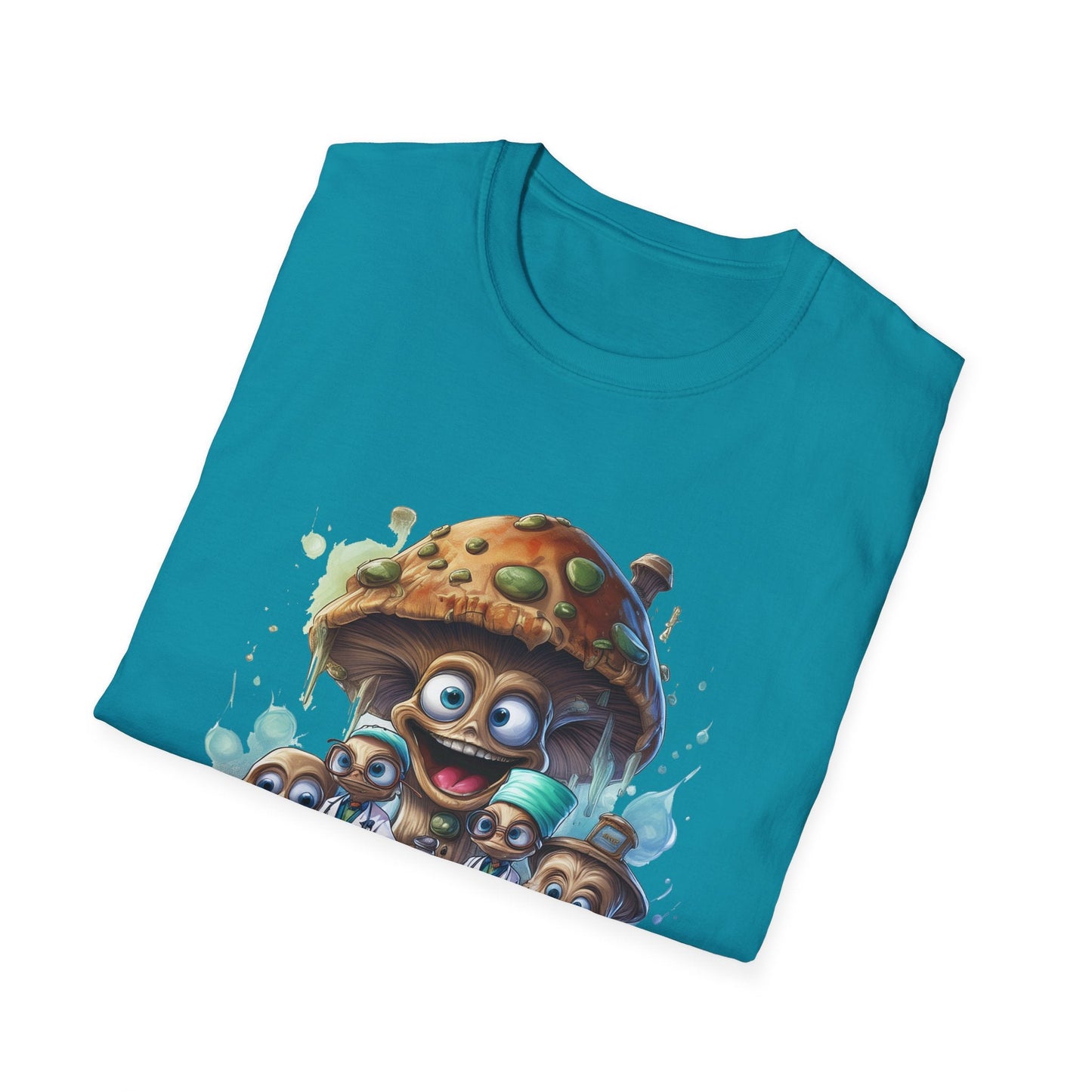 Mashroom Tee Shirt Unisex Funny Mushroom Design Softstyle 64000 Cotton Graphic Tee