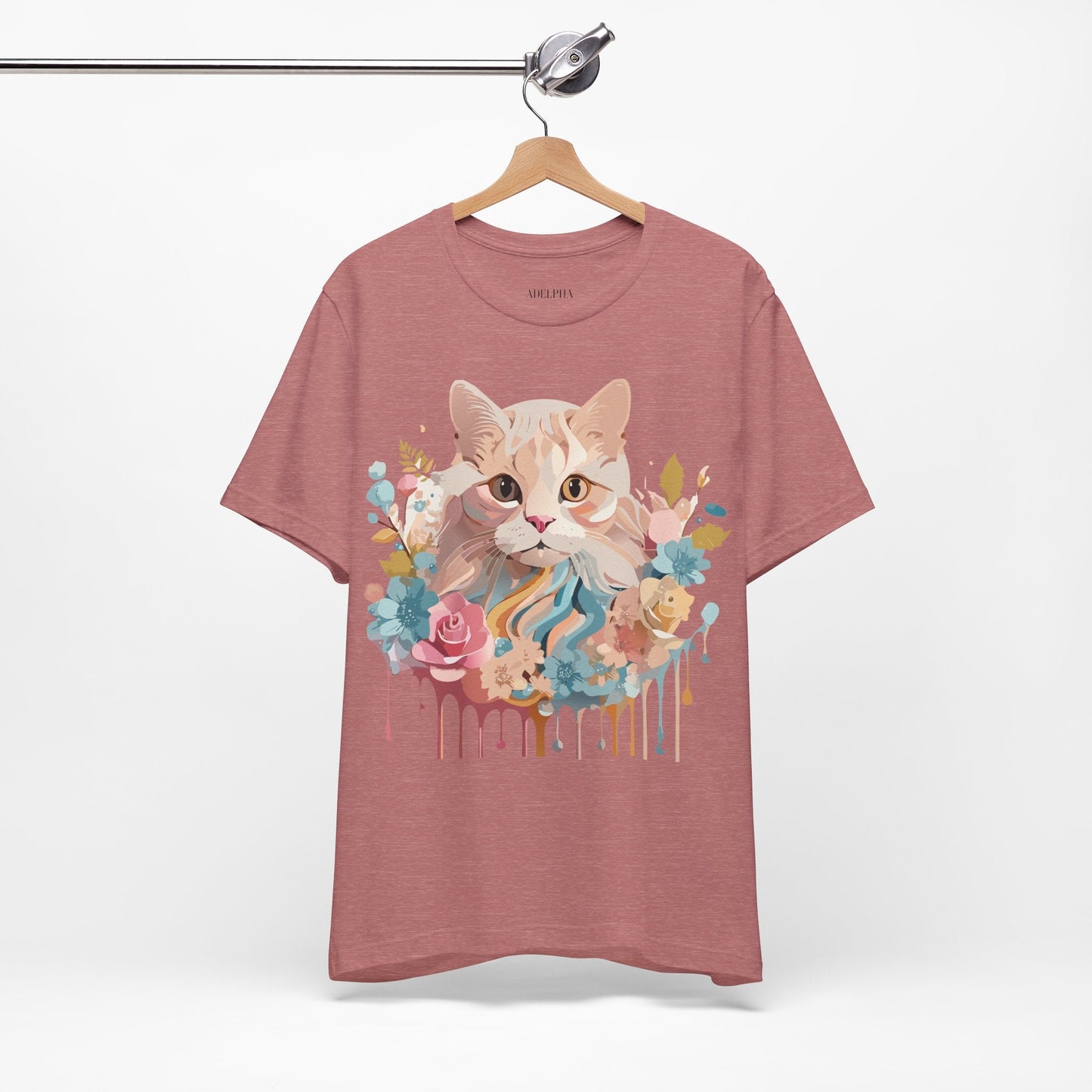 Cat Graphic Tee Unisex Shirt Adelpha Art Vintage Inspired Design