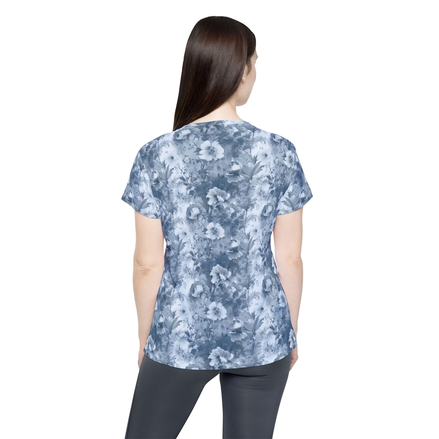 Women Poly Shirt with Floral Print F252
