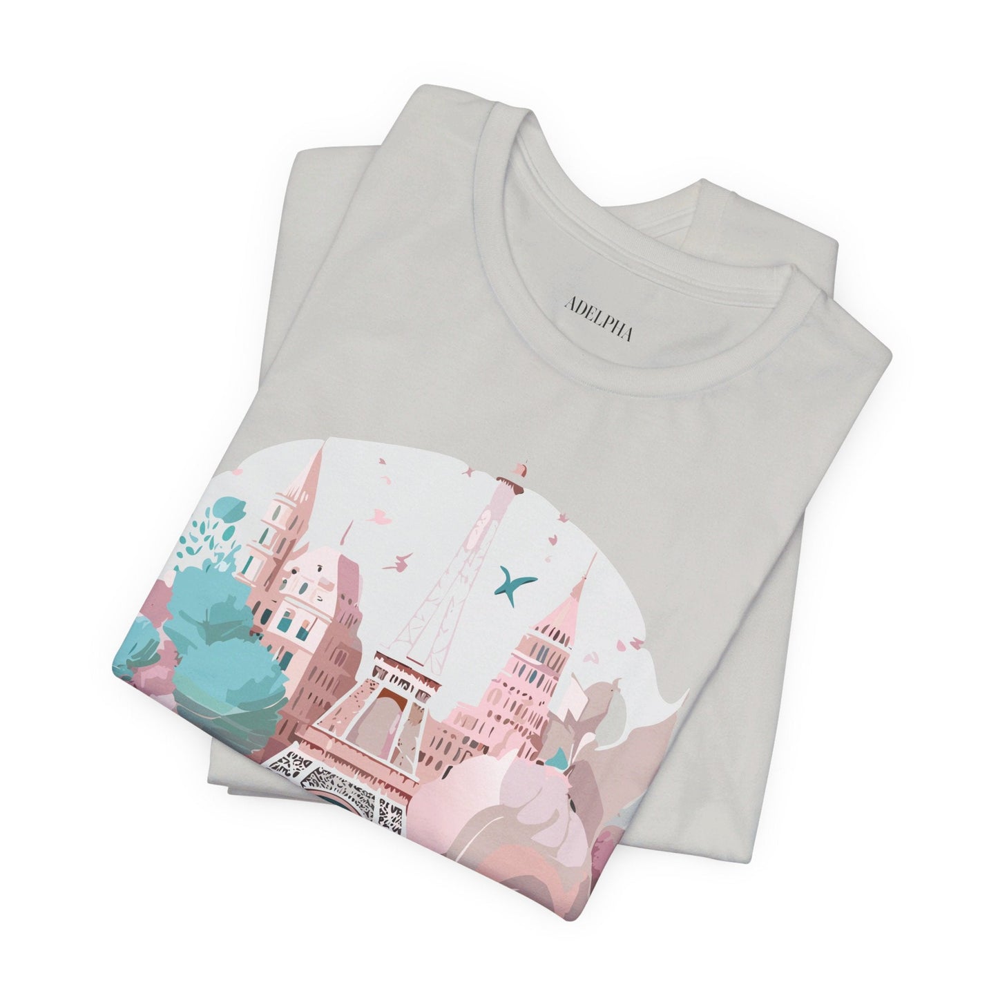 Paris Graphic Tee Unisex Premium Adelpha Art Design Vintage Inspired Short Sleeve Shirt