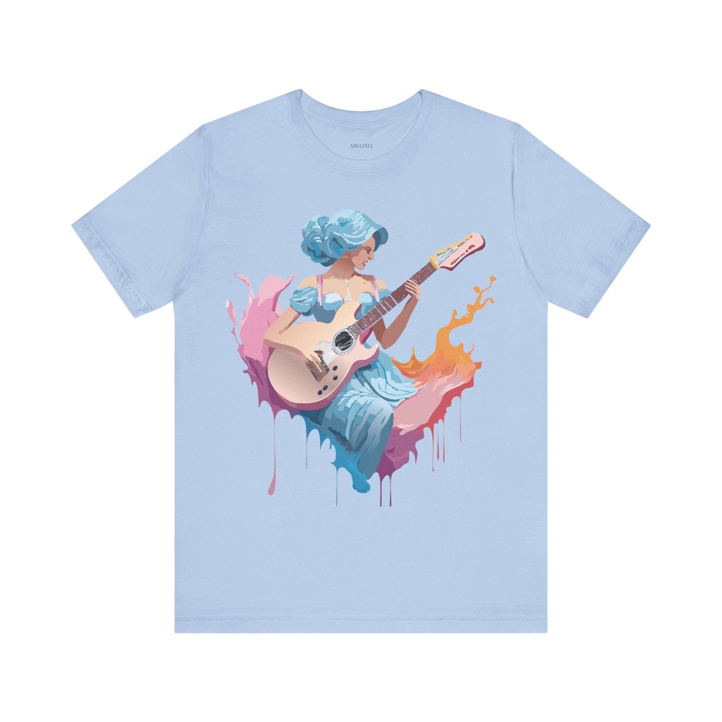 Music T Shirt Graphic Tee Unisex Adelpha Vintage Inspired Artwork Casual Everyday Wear