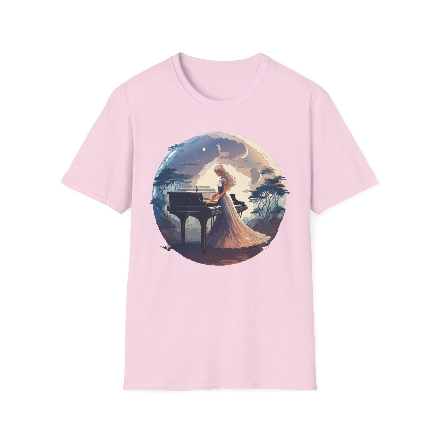 Womens Graphic T Shirts Art Design Shirt Unisex Softstyle Gildan 64000 Short Sleeve