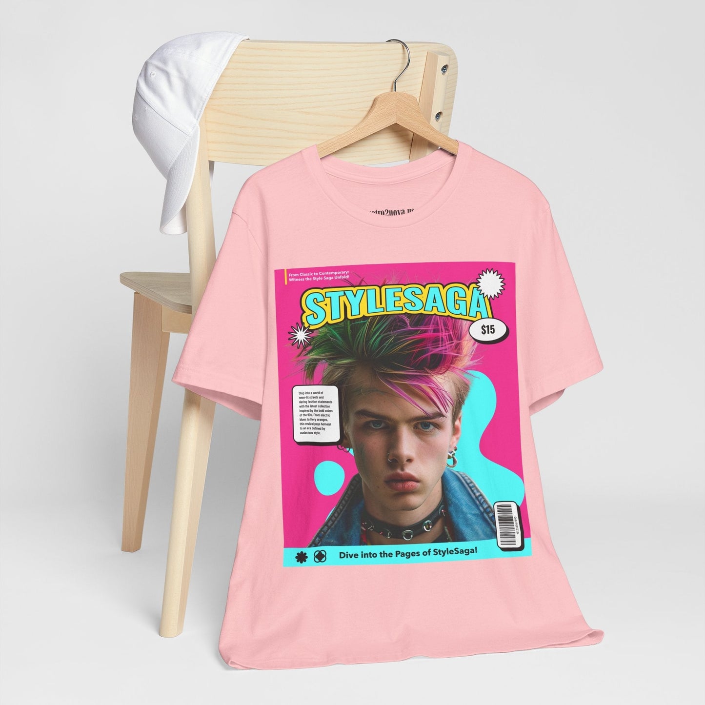 Magazine Cover Shirt Unisex Jersey Short Sleeve Tee Lightweight 4.2 Oz