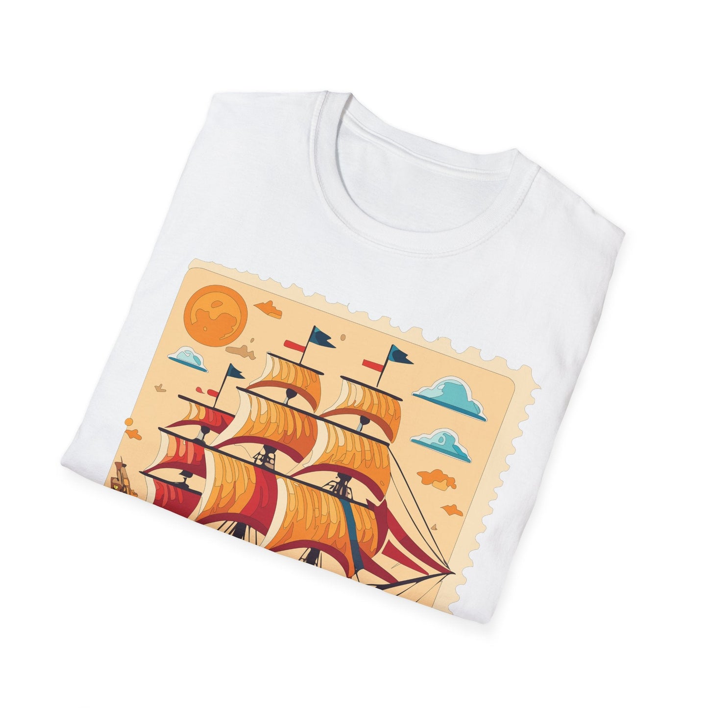 Ship T Shirts Frigate T Shirts Vessel Tee Shirt Unisex Gildan Softstyle 64000 Comfort Fit