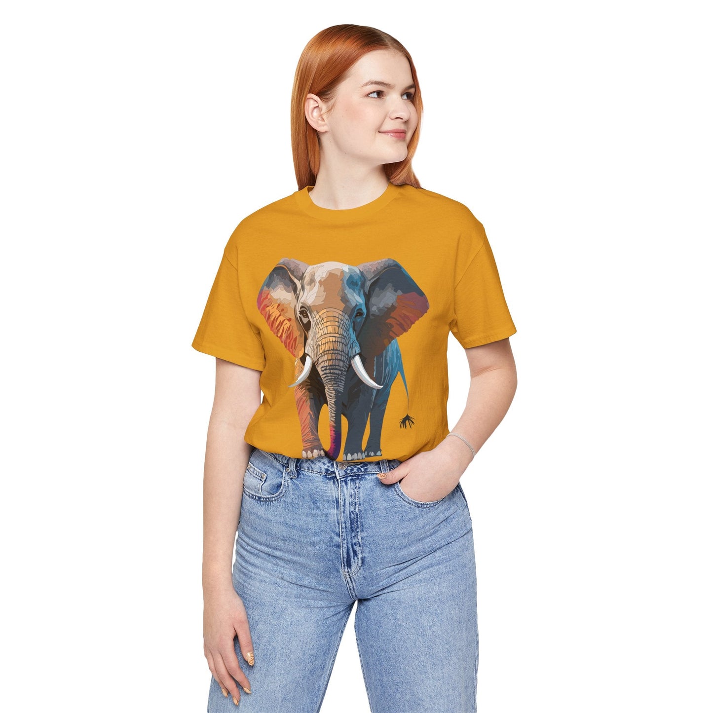 Unisex Animal Shirt With Animals Art Design Graphic Tee Short Sleeve Wild Animals