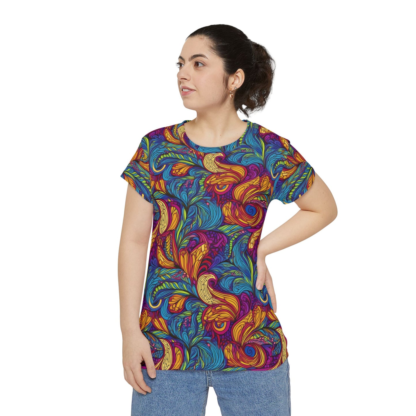 Abstract Print Shirt, Shirt with Abstract Print
