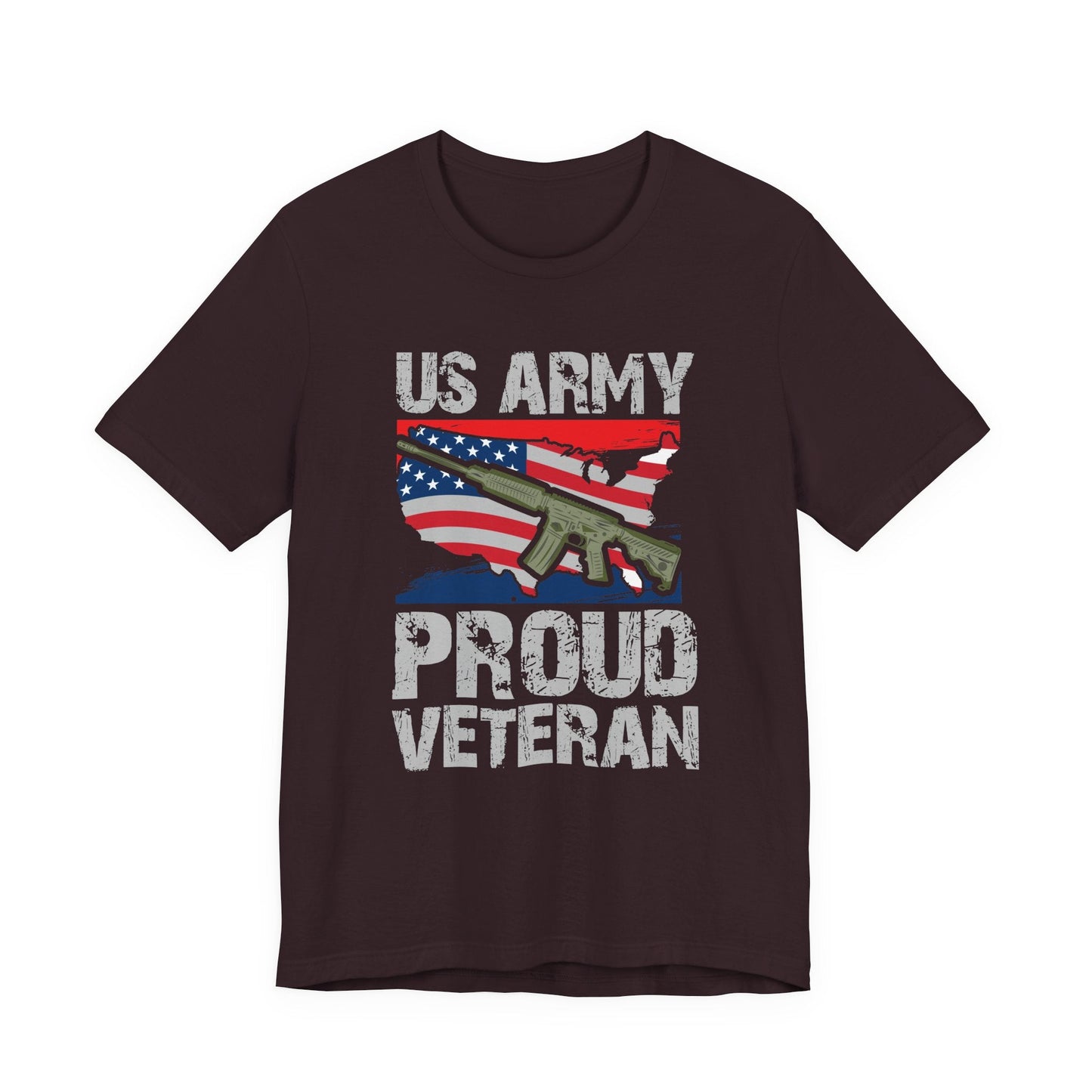 Army Veteran Patriotic Graphic Design Unisex Cotton T-Shirt v21