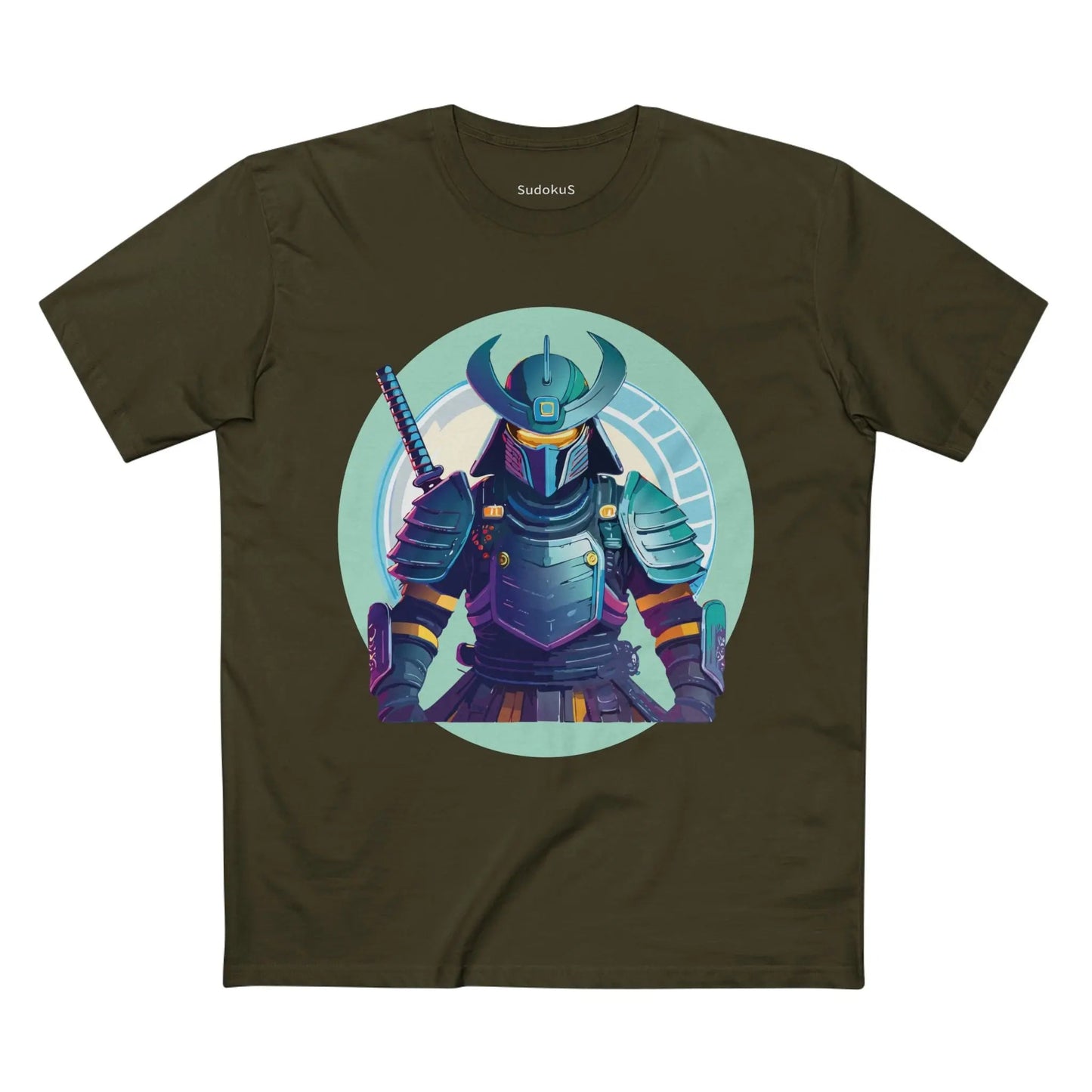 Samurai Graphic Unisex 100 Cotton Staple Tee 14