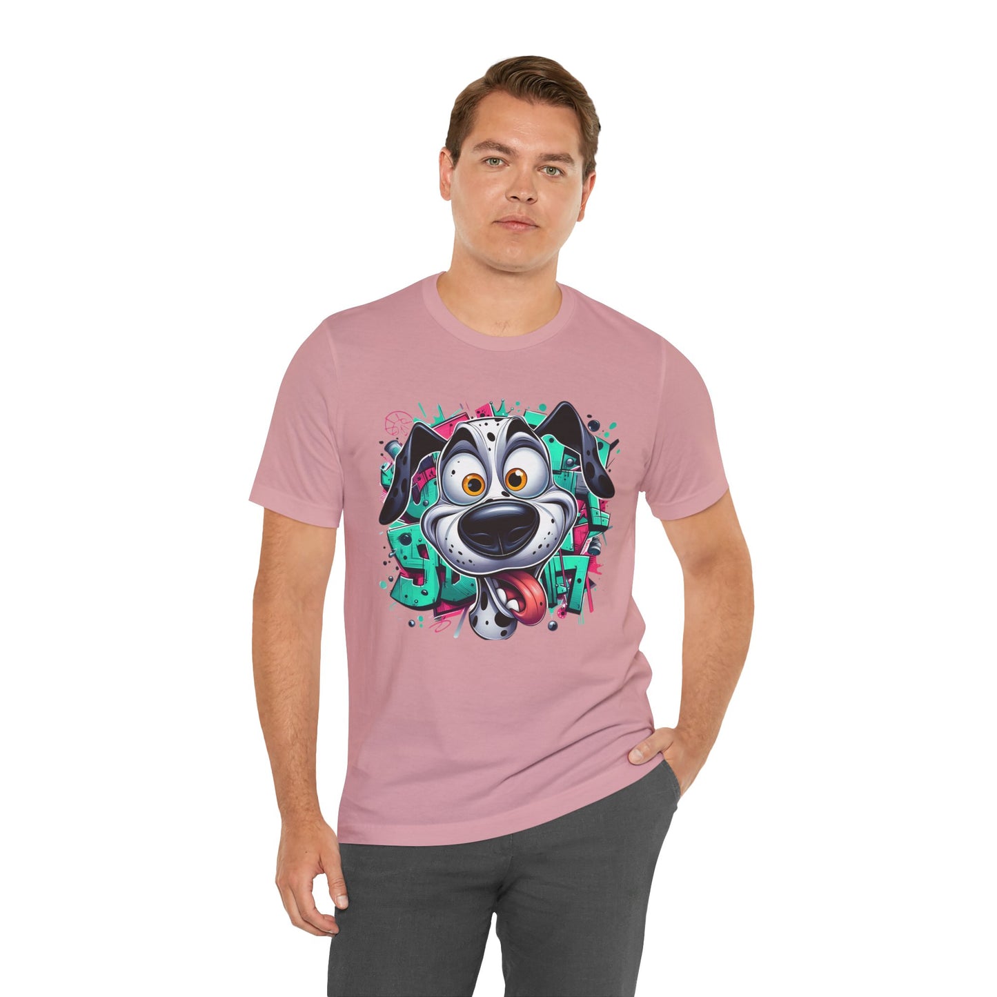 Viki Animal Tees, Dog Tee Shirt, Funny Dog T-Shirt, Art Design Top, Funny Animal T-Shirt, Graphic Tee