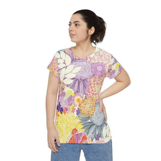 Camisa Poly-Span con estampados florales