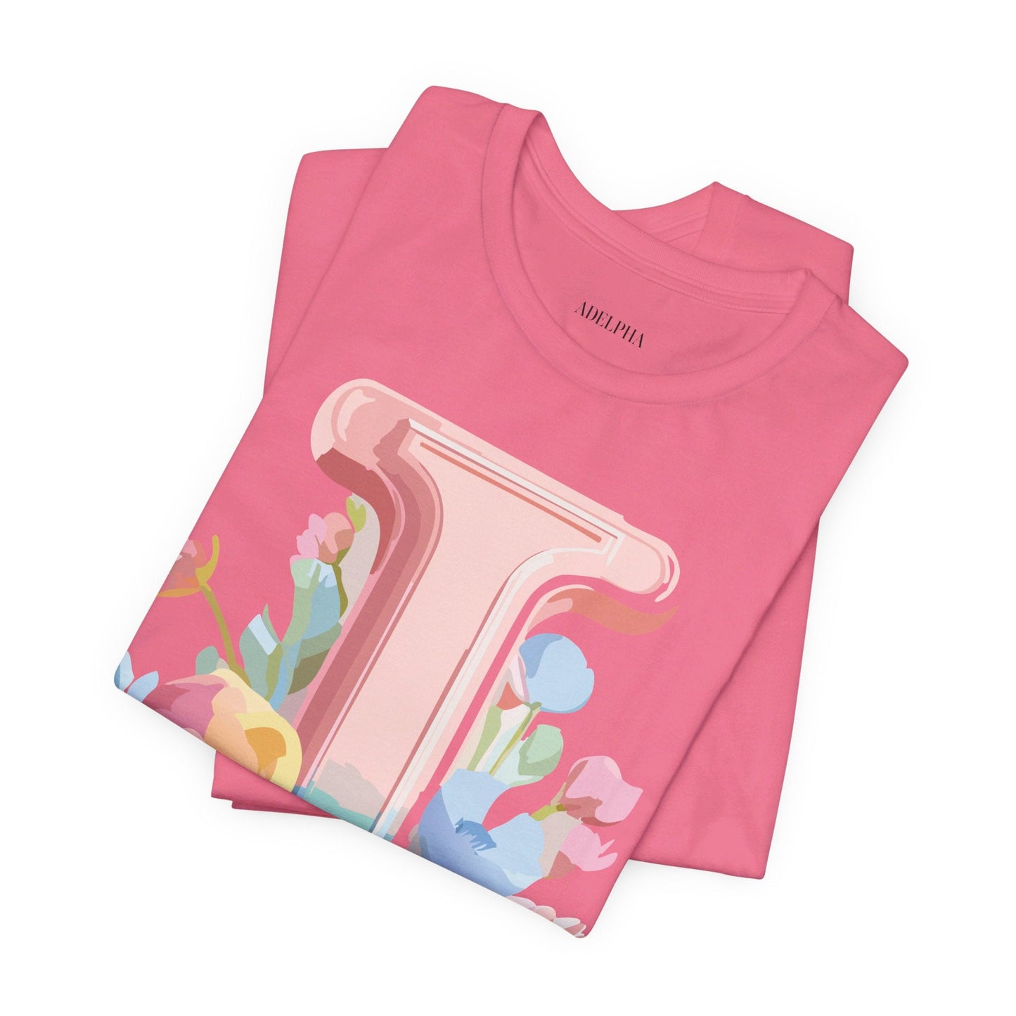 Letter I Shirt Unisex Graphic Tee Adelpha Premium Soft Cotton Vintage Inspired Artwork