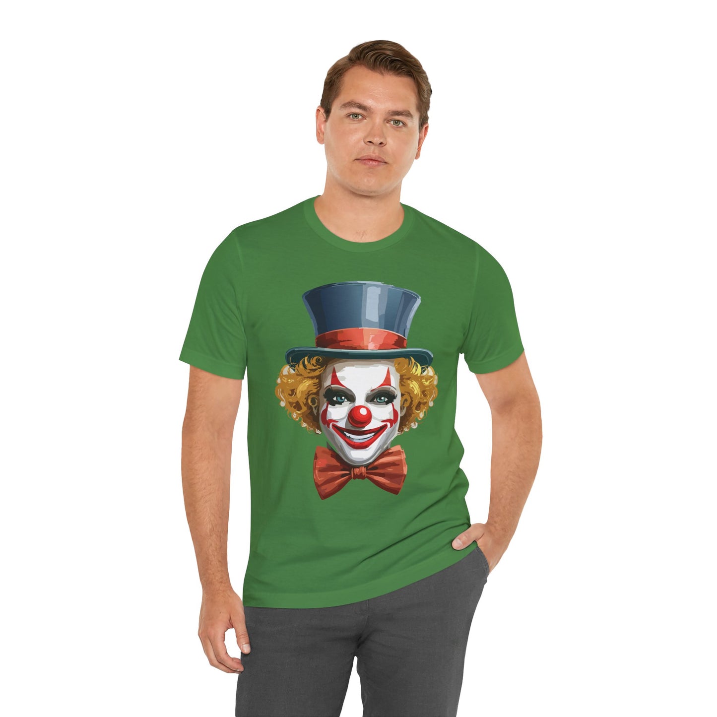 Clown Shirt, Funny Shirt, T-Shirt with Clown, Funny Art Design Tee, Circus Tees, Circus T-Shirt, Unisex Humor Wear 11