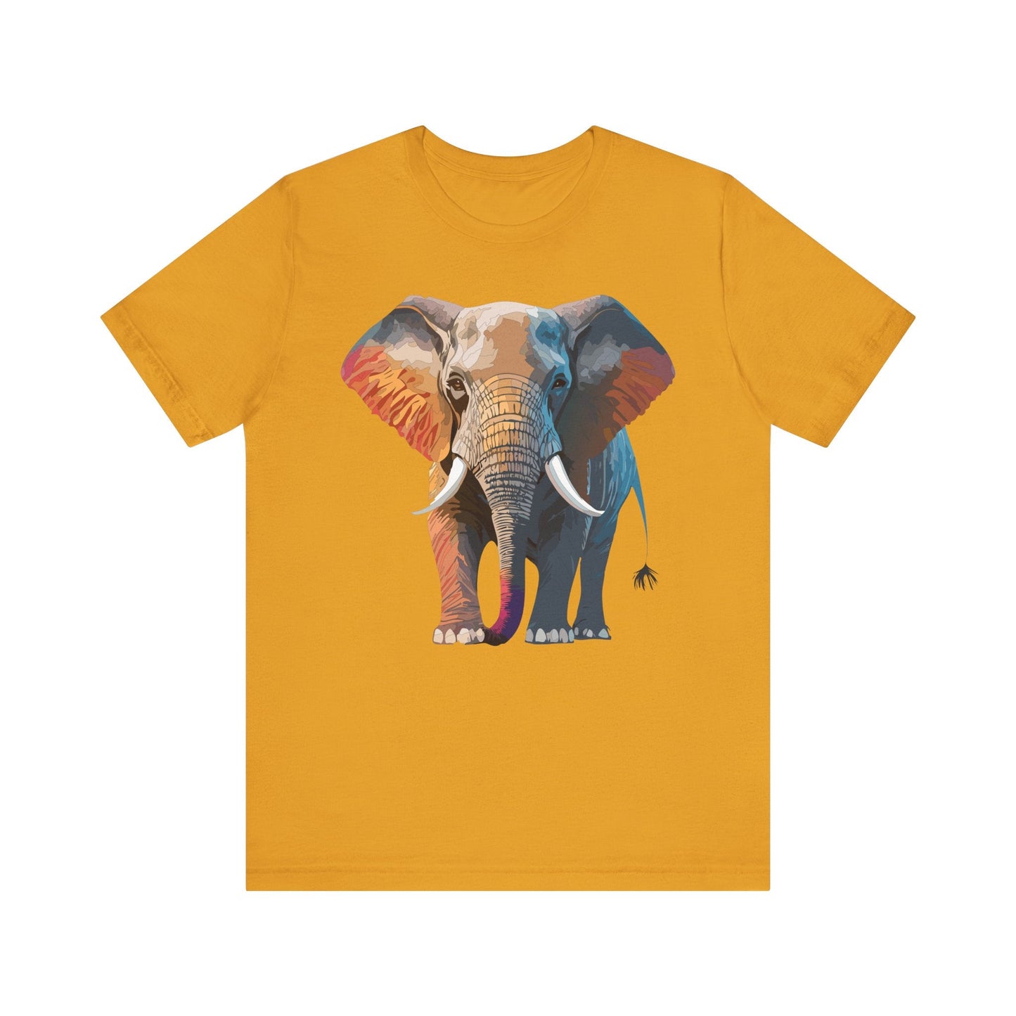Unisex Animal Shirt With Animals Art Design Graphic Tee Short Sleeve Wild Animals