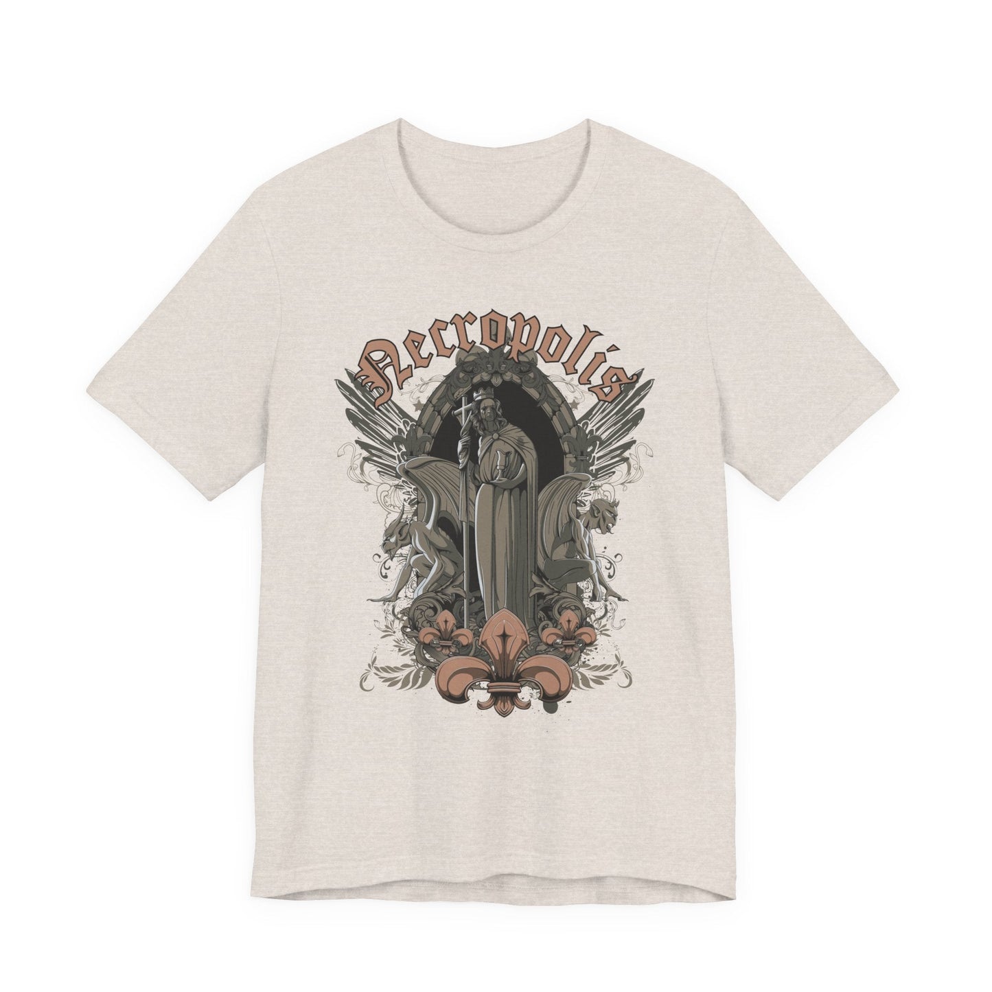 Gothic Skull Graphic Unisex Cotton T-Shirt r7
