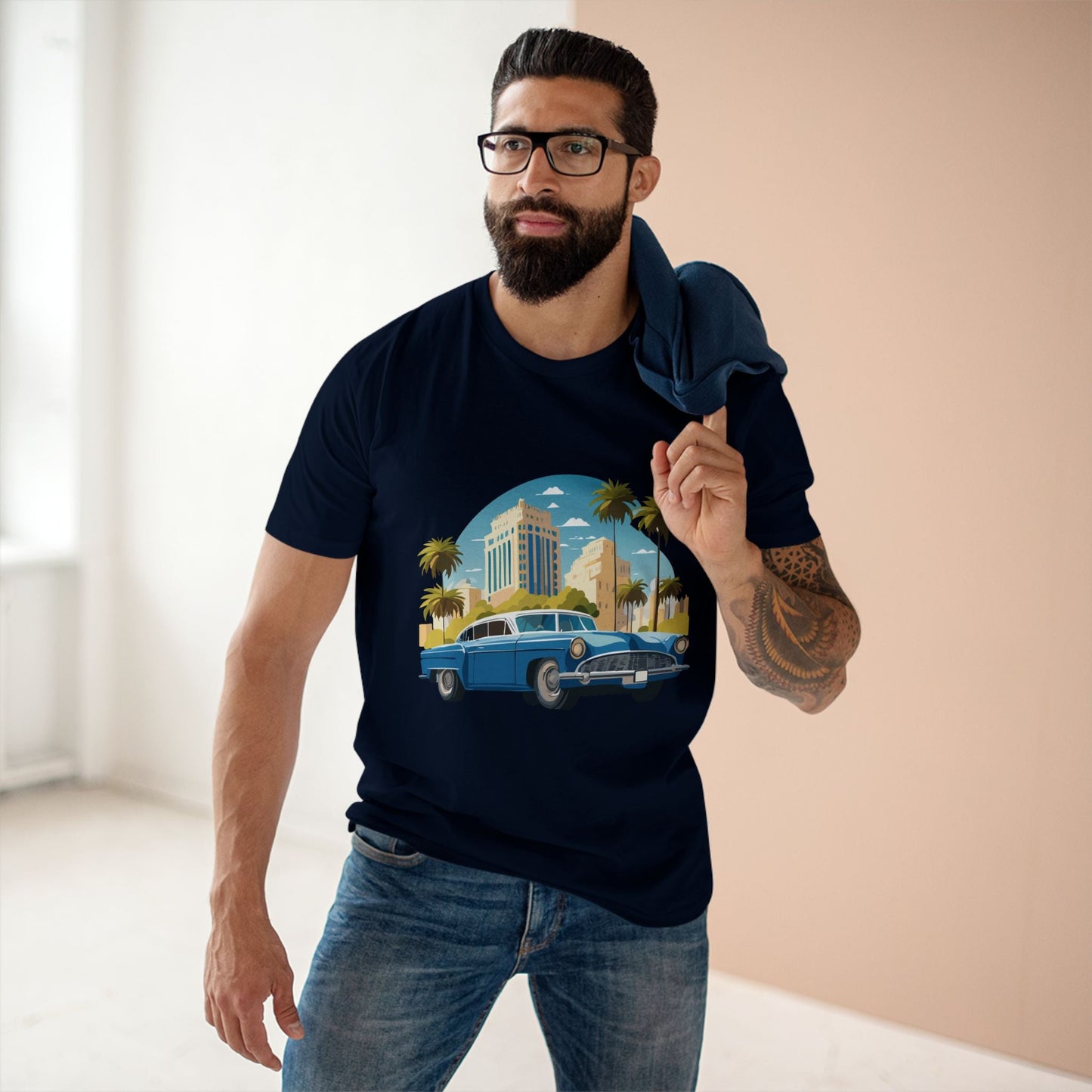 Retro Car Shirt Unisex Vintage Car Tee With Original Artwork RC23 Premium Cotton