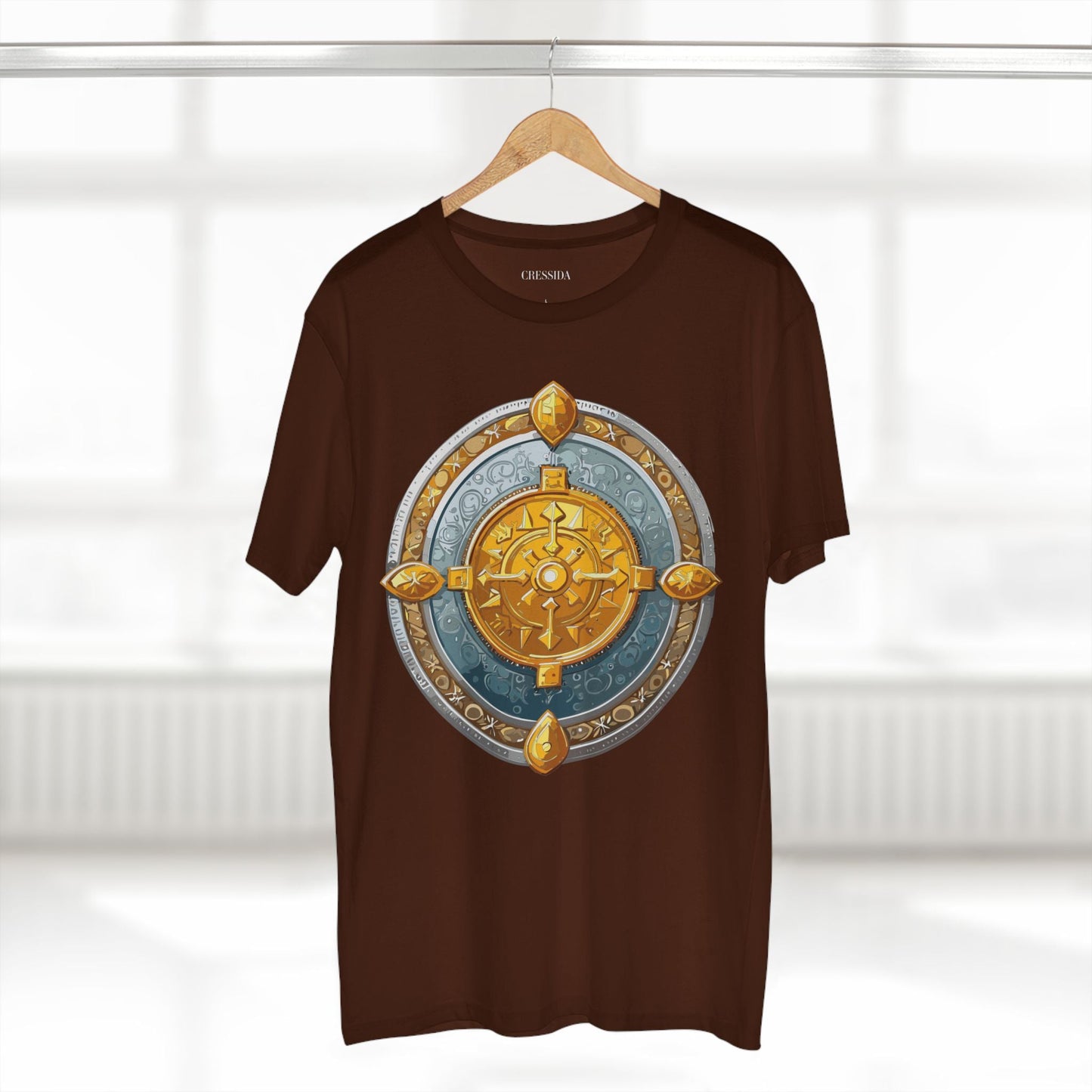 Antique Gold Coin Graphic Design T-Shirt Unisex 100 Cotton With Golden Print Artwork Tee 7