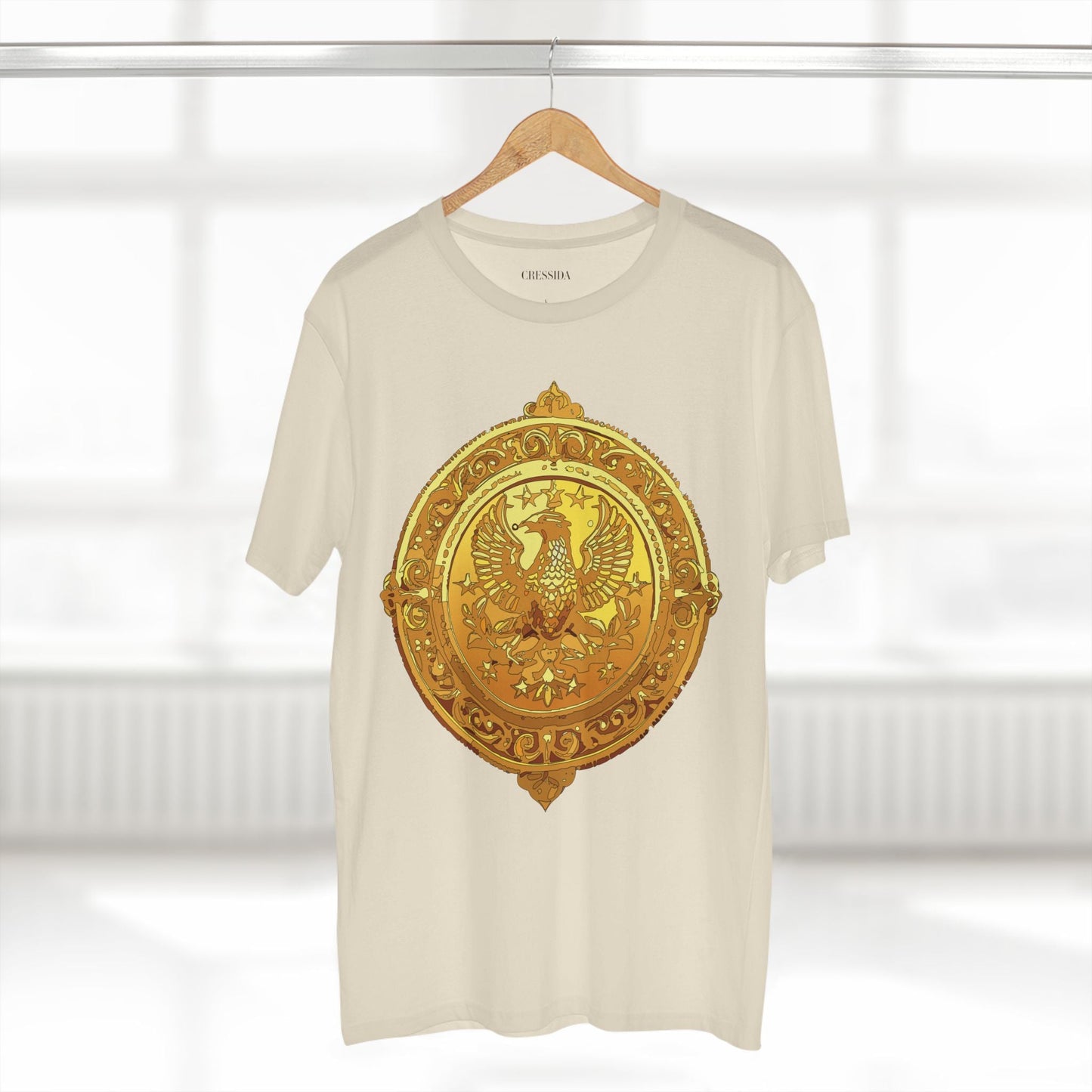 Antique Gold Coin Graphic Design T-Shirt Unisex 100 Cotton With Golden Print Artwork Tee 25