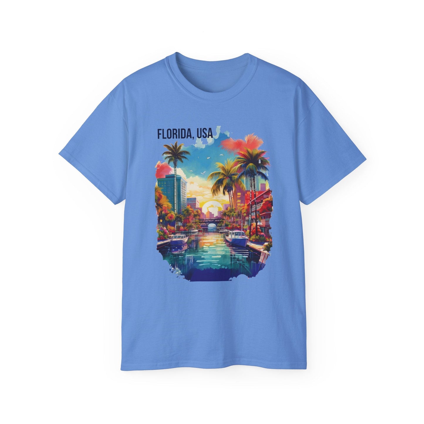 Florida Graphic Unisex Cotton T‑Shirt 1