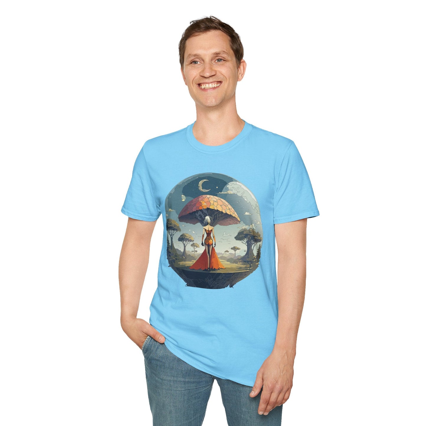 Womens Graphic T Shirts Art Design Shirt Softstyle Casual Tee 64000 Gildan Ring Spun Cotton