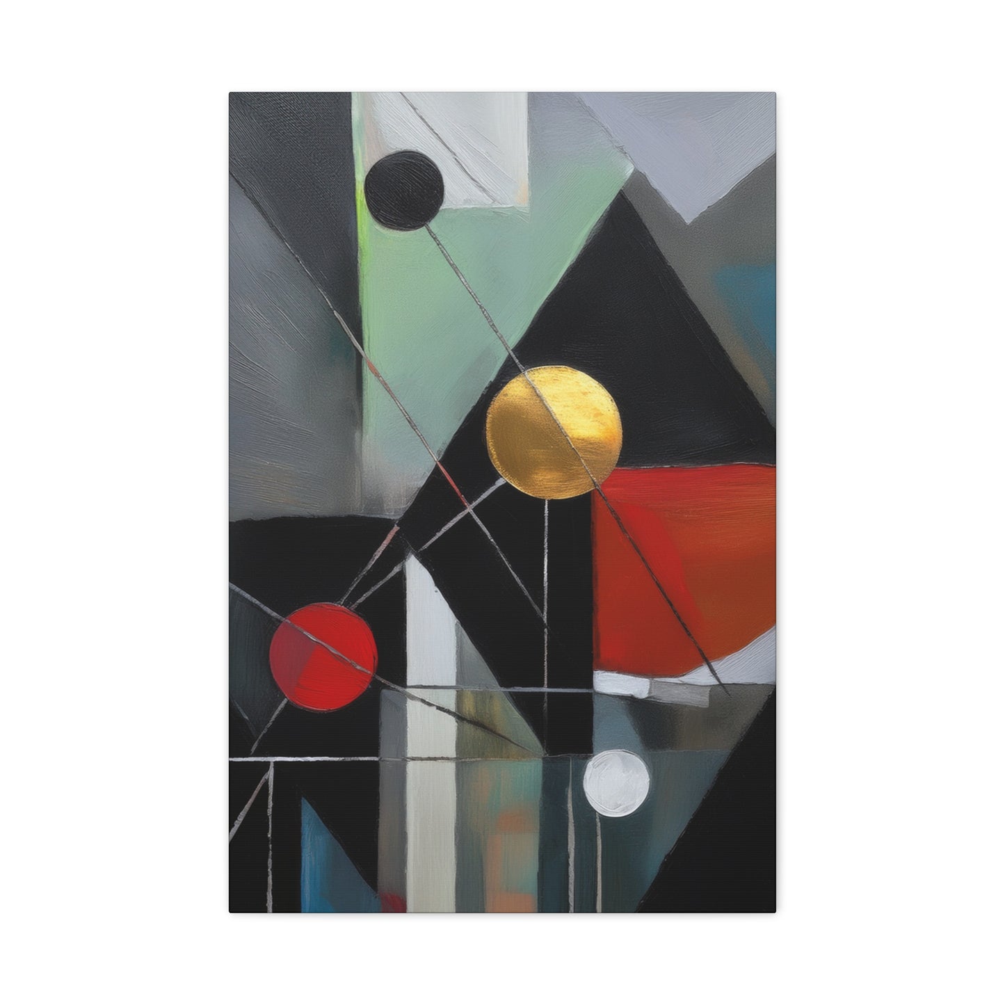 Abstract Oil Painting Print Canvas 20x24,20x30,24x30 24x32,24x36,30x40 32x48,36x48,40x60 Pine-Wood Inner Frame ABS-159