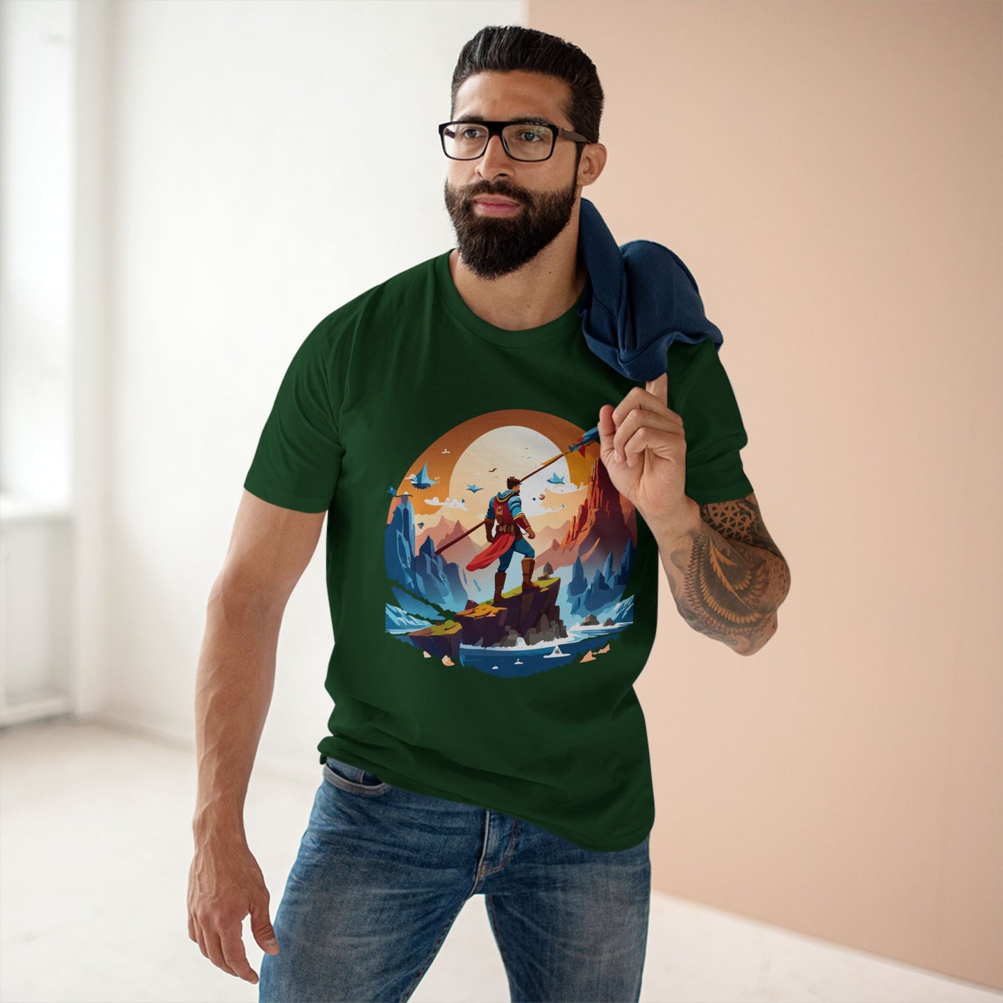 Adventures Graphic Unisex 100 Cotton Staple Tee 12
