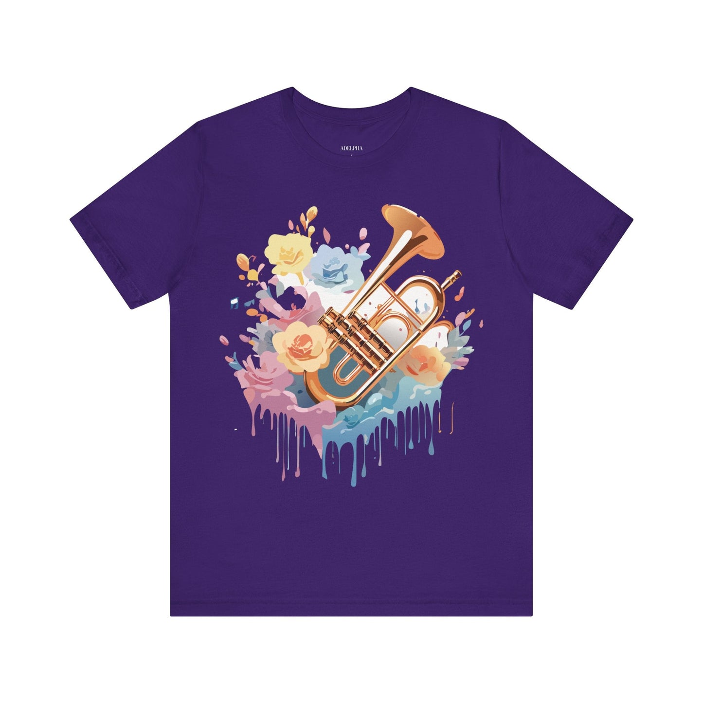 Music T Shirt Unisex Graphic Tee Vintage Artwork Adelpha Short Sleeve Art Design
