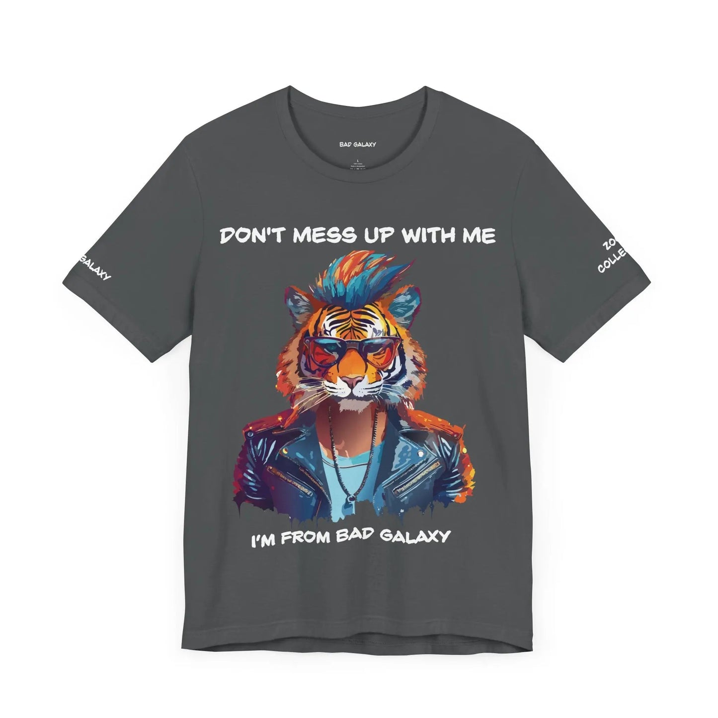 Animal T Shirt Bad Galaxy Made To Order Cotton Tee With Eco Friendly Inks Free Shipping USA