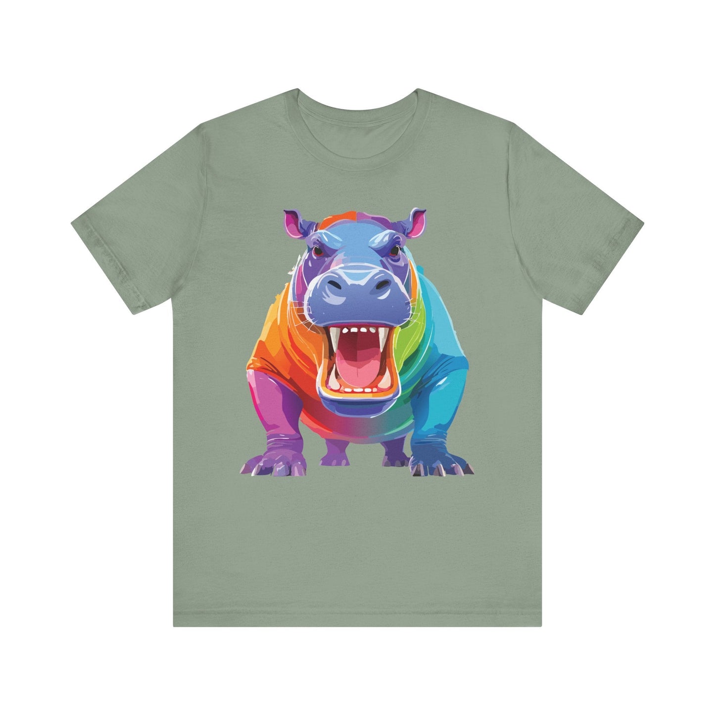 Unisex Animal Tee Shirt With Art Design Wild Animals Graphic Tee For Men Women All Sizes