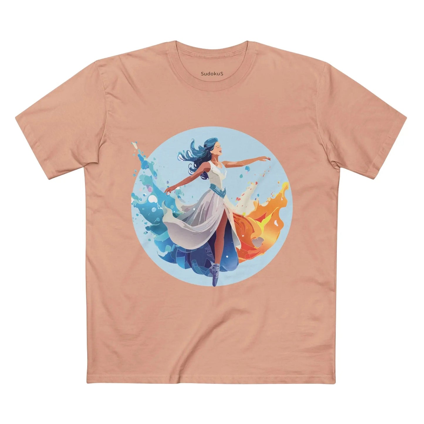 Dancer Graphic Unisex 100 Cotton Staple Tee 6
