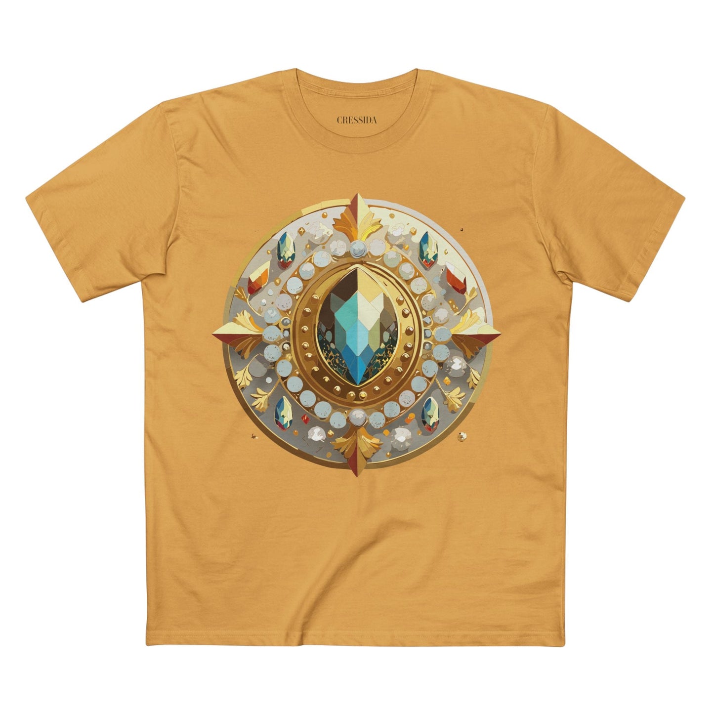 Medallion Graphic T-Shirt Unisex 100 Cotton With Gold Art Design Medal Tee 20