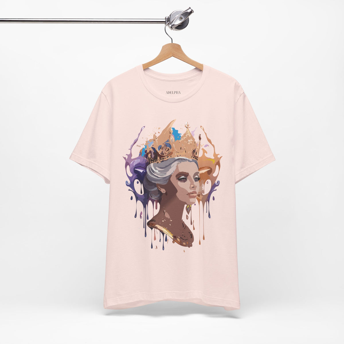 Queen Graphic Unisex Cotton Bella+Canvas Tee with Art Design m185