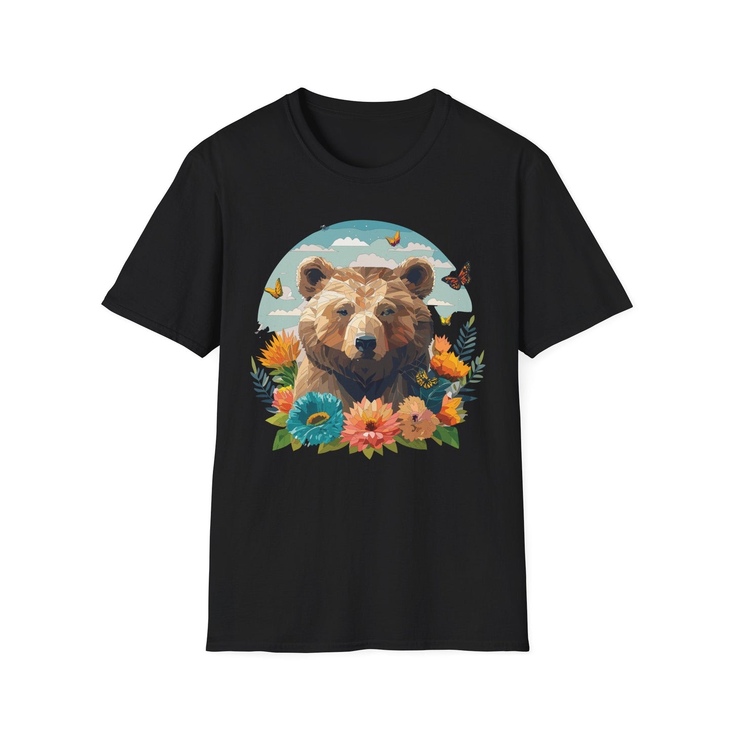 Bear T Shirt Unisex Teddy Bear Tee Softstyle 64000 One Hundred Percent Ring Spun Cotton Short Sleeve
