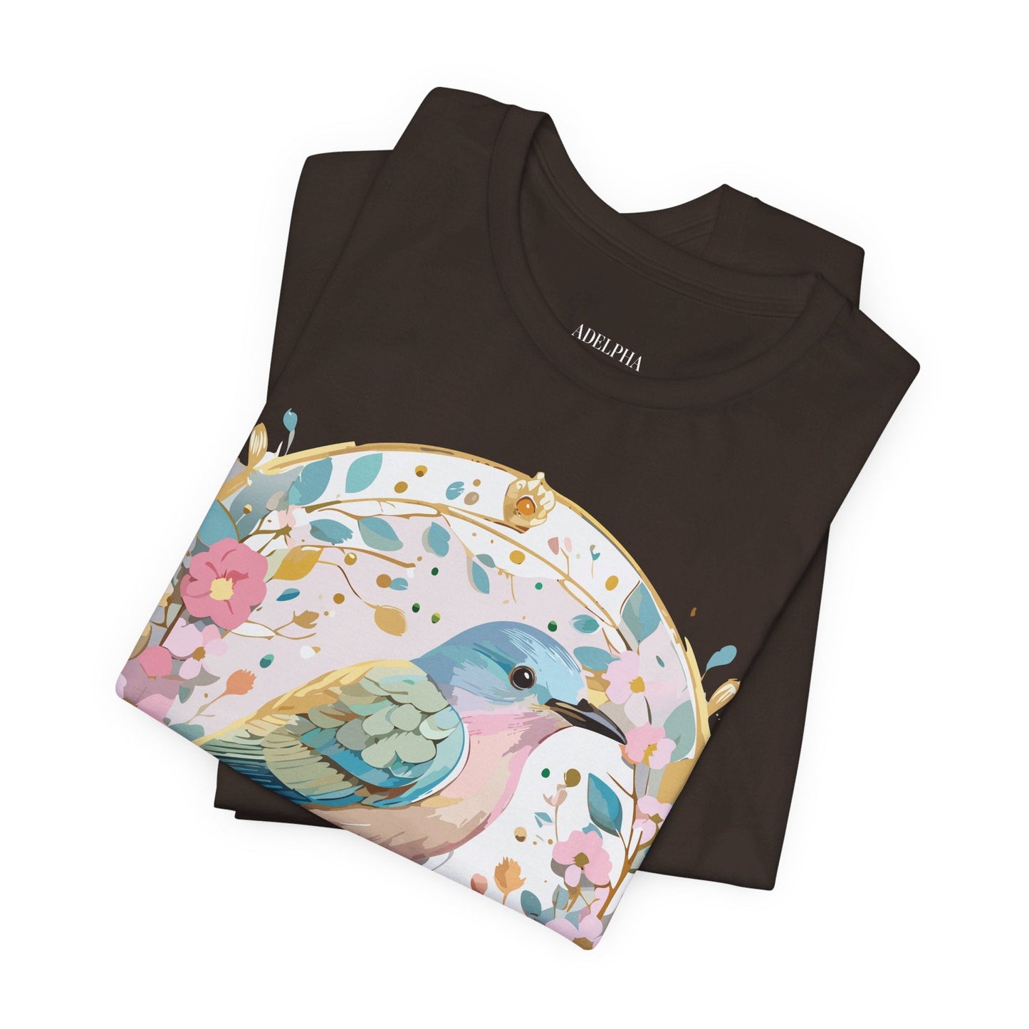Adelpha Medallion Graphic T Shirt Unisex Short Sleeve Vintage Inspired Artwork Tee