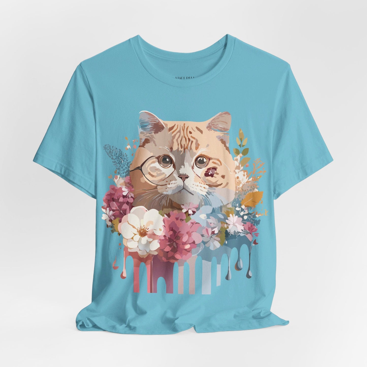Cat Graphic Tee Unisex Vintage Inspired Shirt By Adelpha Original Artwork