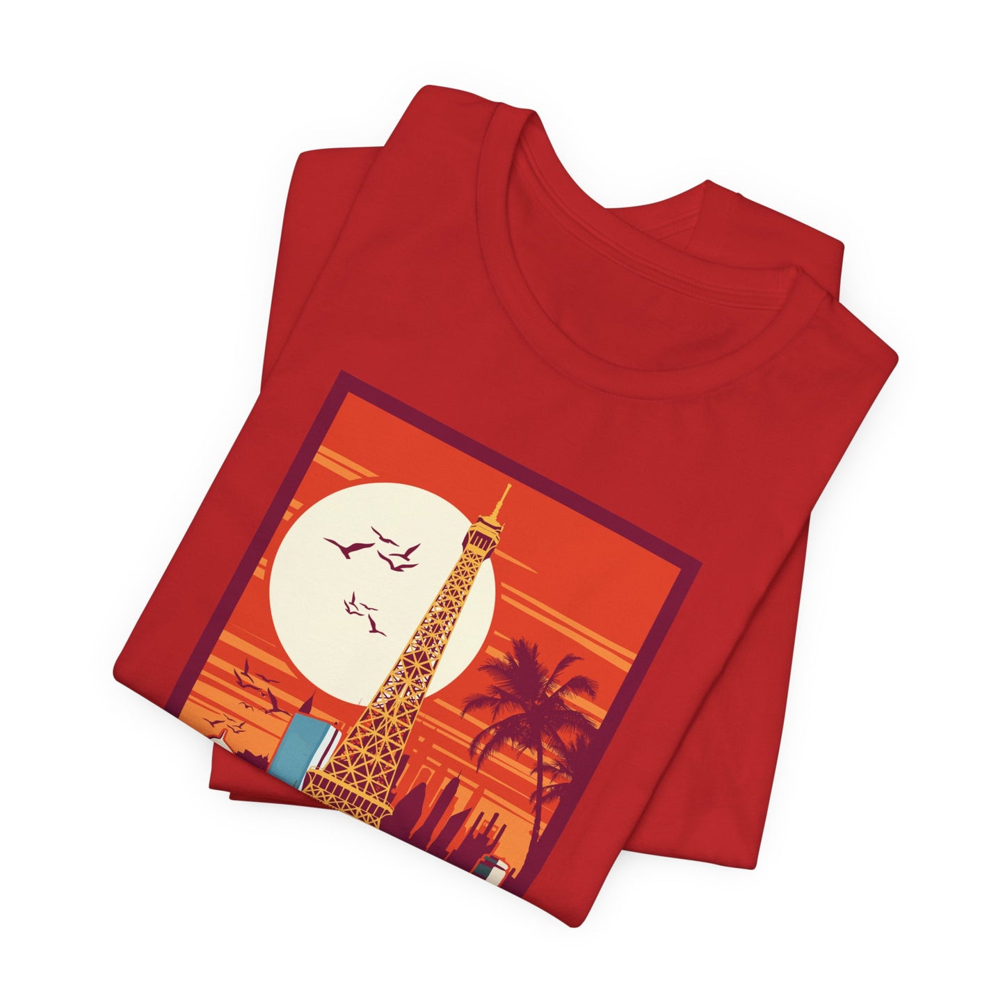 Retro Poster Paris Graphic Design Tee, Paris Shirt, Vintage Tees, Art Design T-Shirt, Graphic Tee, Retro Art Shirts