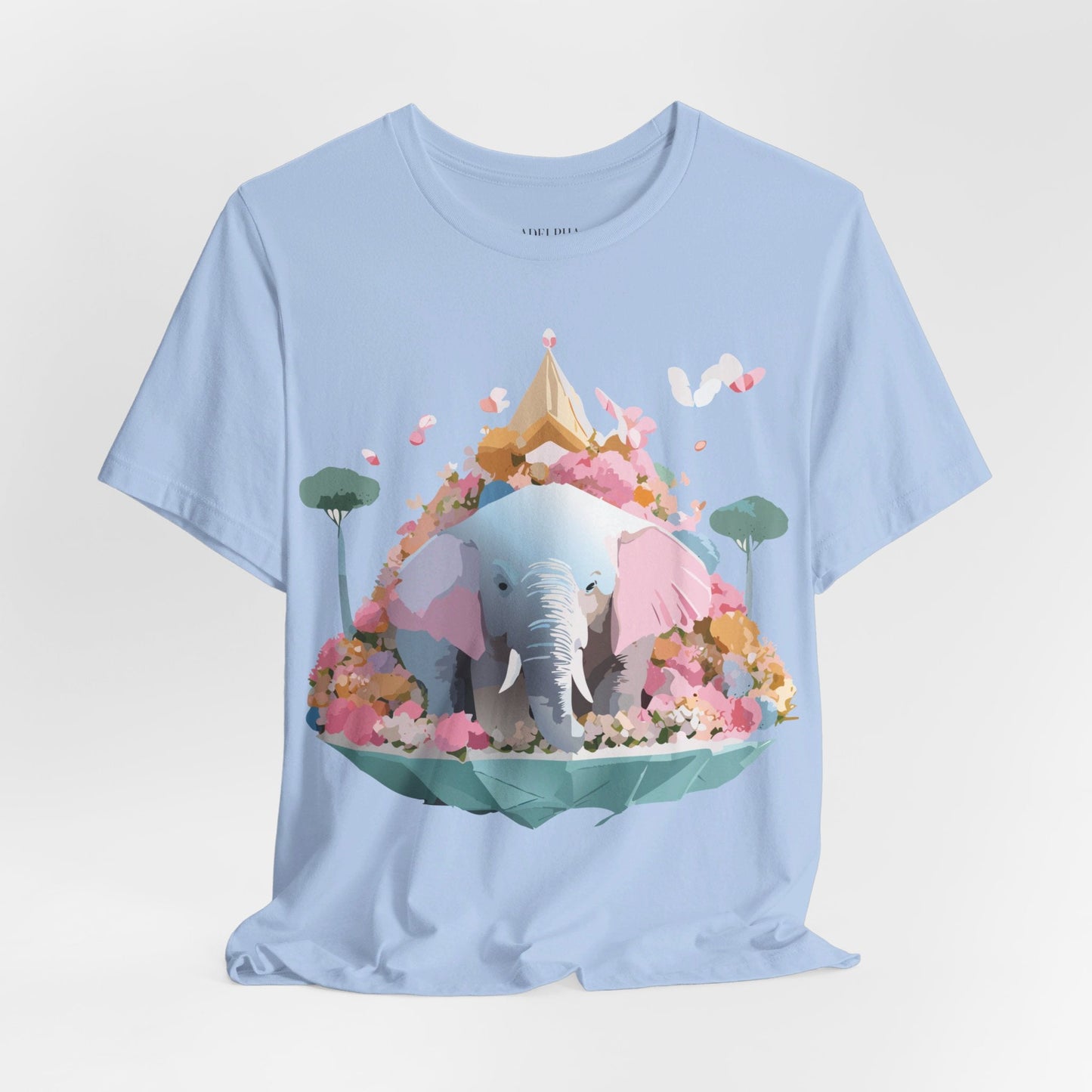 Elephant Graphic Unisex 100 Cotton Jersey Vintage Art Design Tee 19