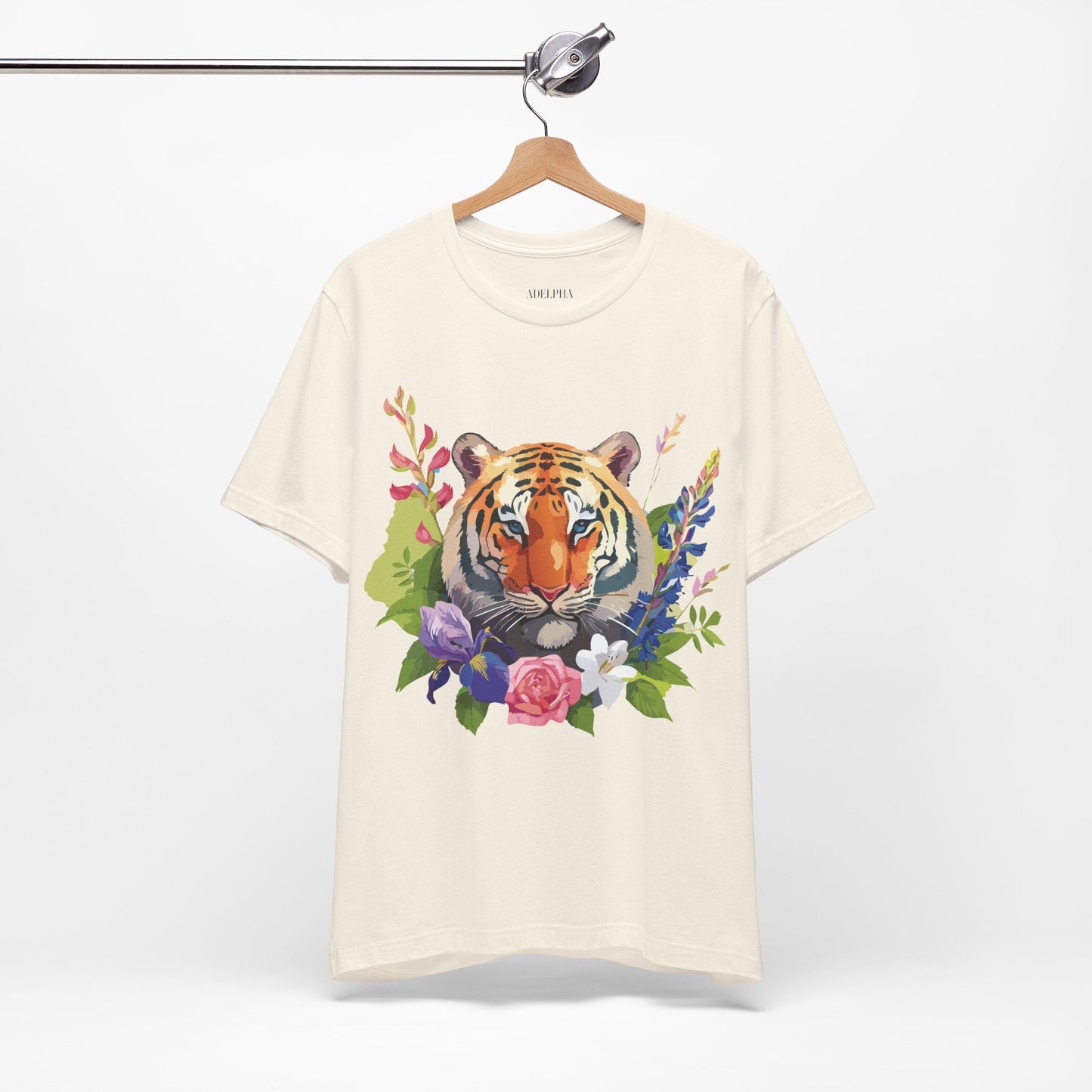 Tiger Shirt Unisex Jersey Short Sleeve Graphic Tee With Vintage Inspired Artwork From Adelpha