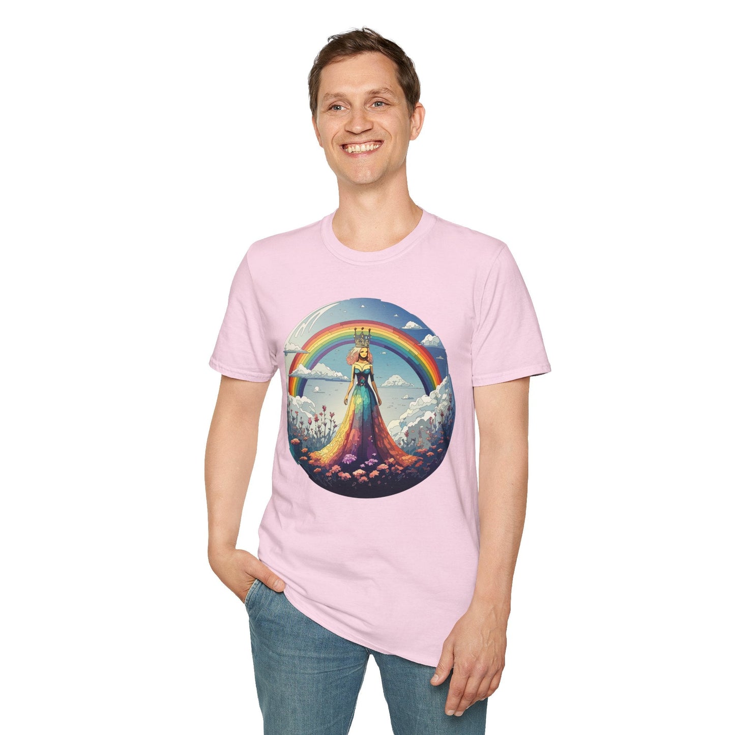Womens Graphic T Shirt Art Design Tee Softstyle 64000 100 Percent Cotton Comfort