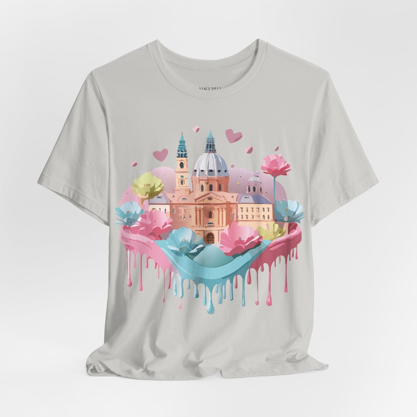Prague Tourist Shirt Unisex Graphic Tee With Vintage Inspired Artwork By Adelpha